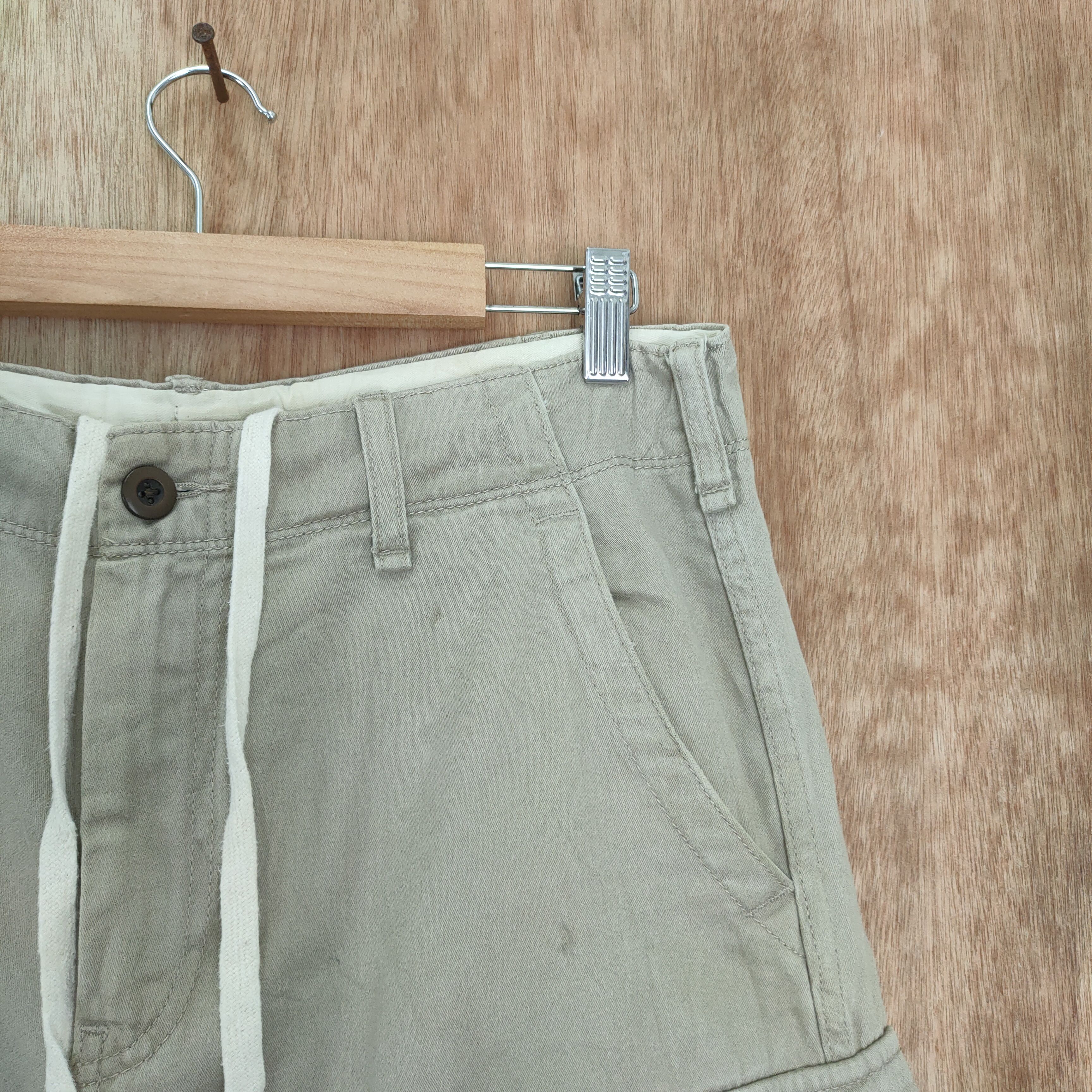 Japanese Brand VINTAGE JAPANESE BRAND FADED CARGO PANTS Size US 33 - 10 Thumbnail
