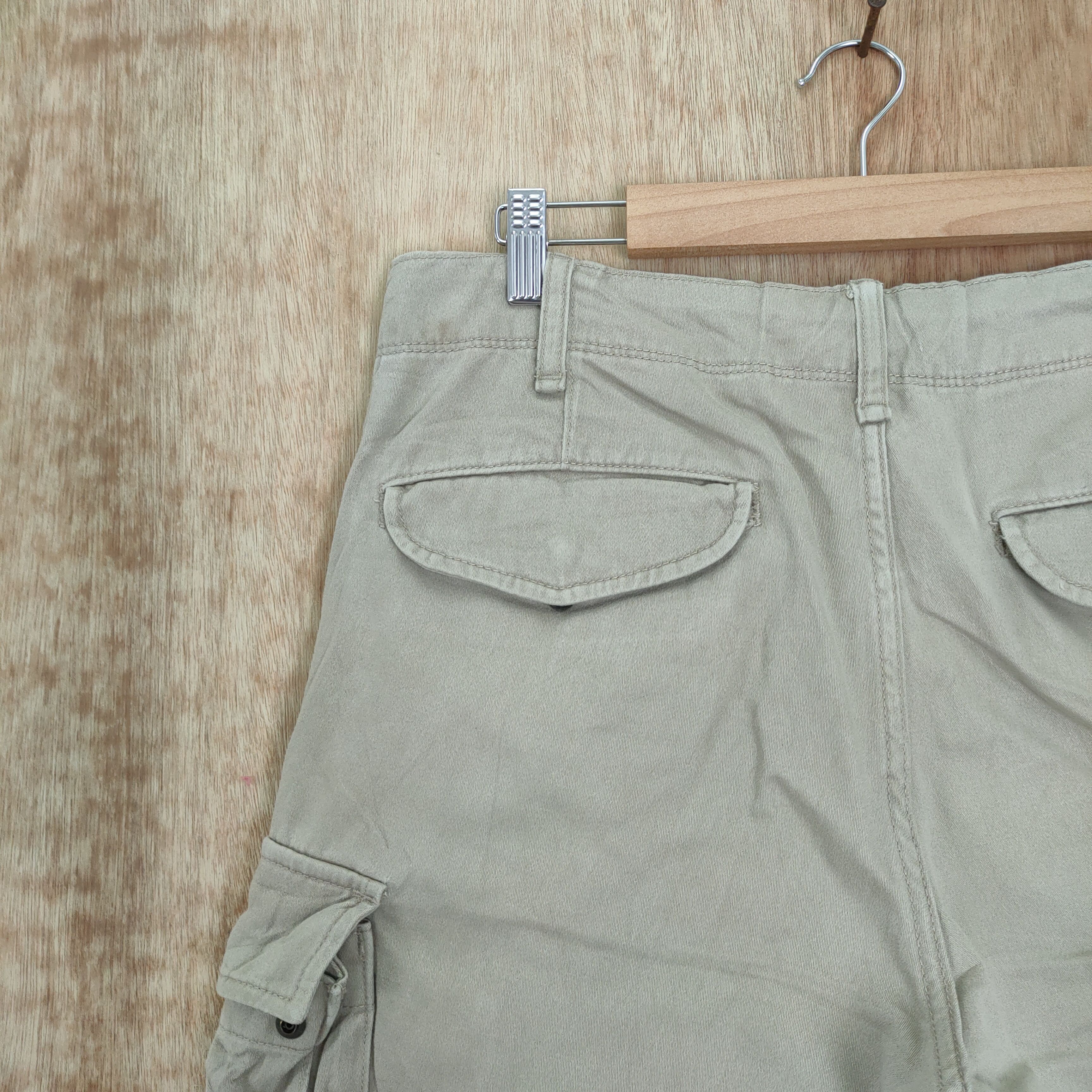 Japanese Brand VINTAGE JAPANESE BRAND FADED CARGO PANTS Size US 33 - 17 Thumbnail