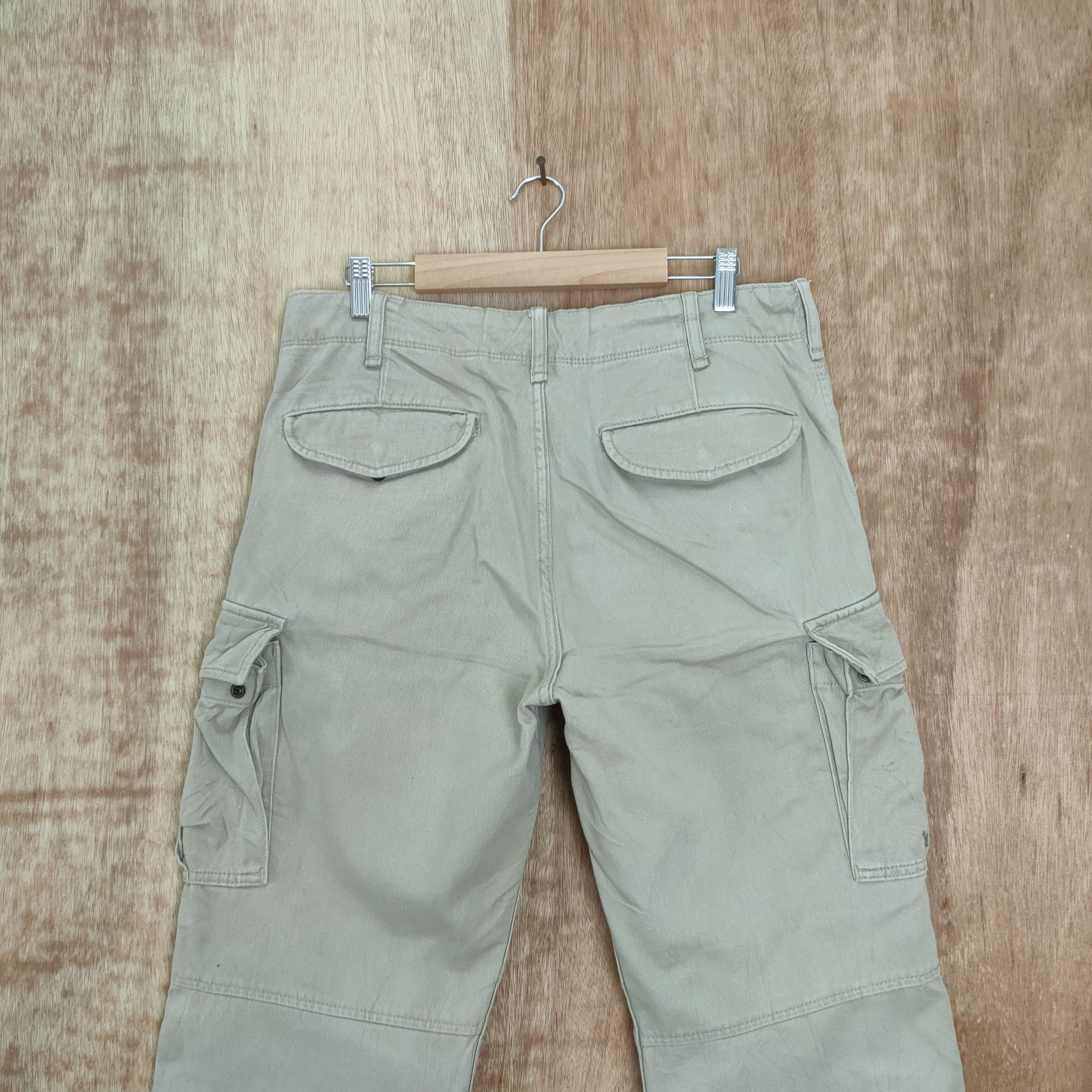 Japanese Brand VINTAGE JAPANESE BRAND FADED CARGO PANTS Size US 33 - 7 Thumbnail