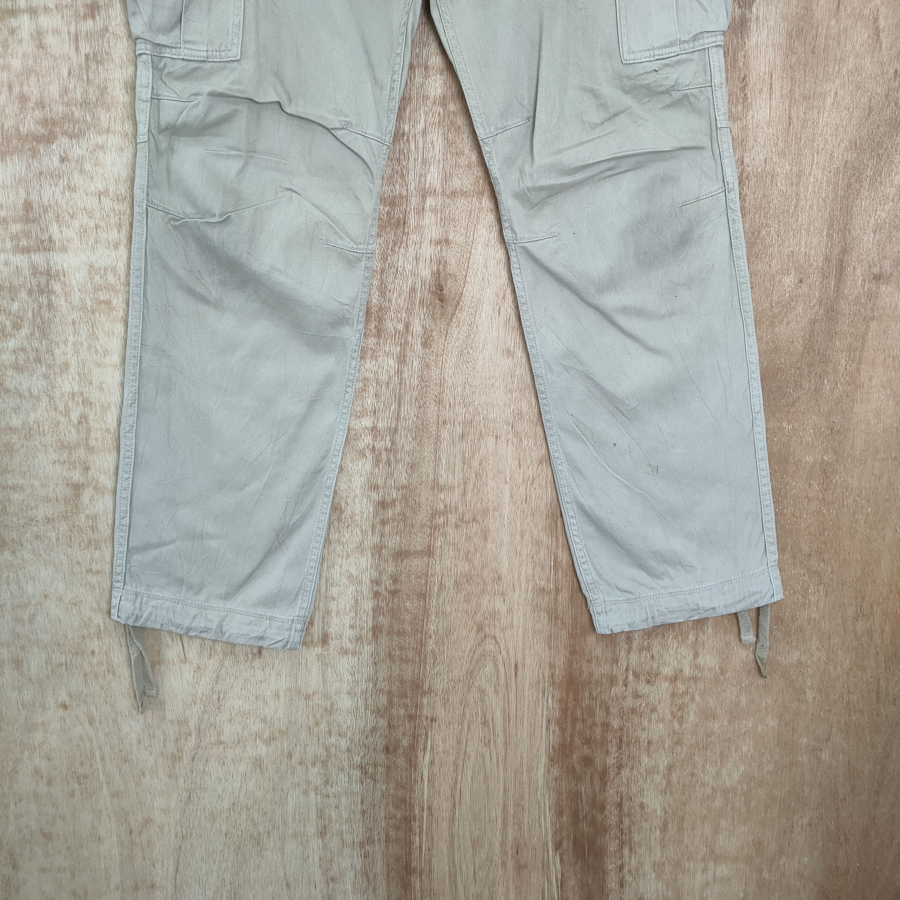 Japanese Brand VINTAGE JAPANESE BRAND FADED CARGO PANTS Size US 33 - 3 Thumbnail