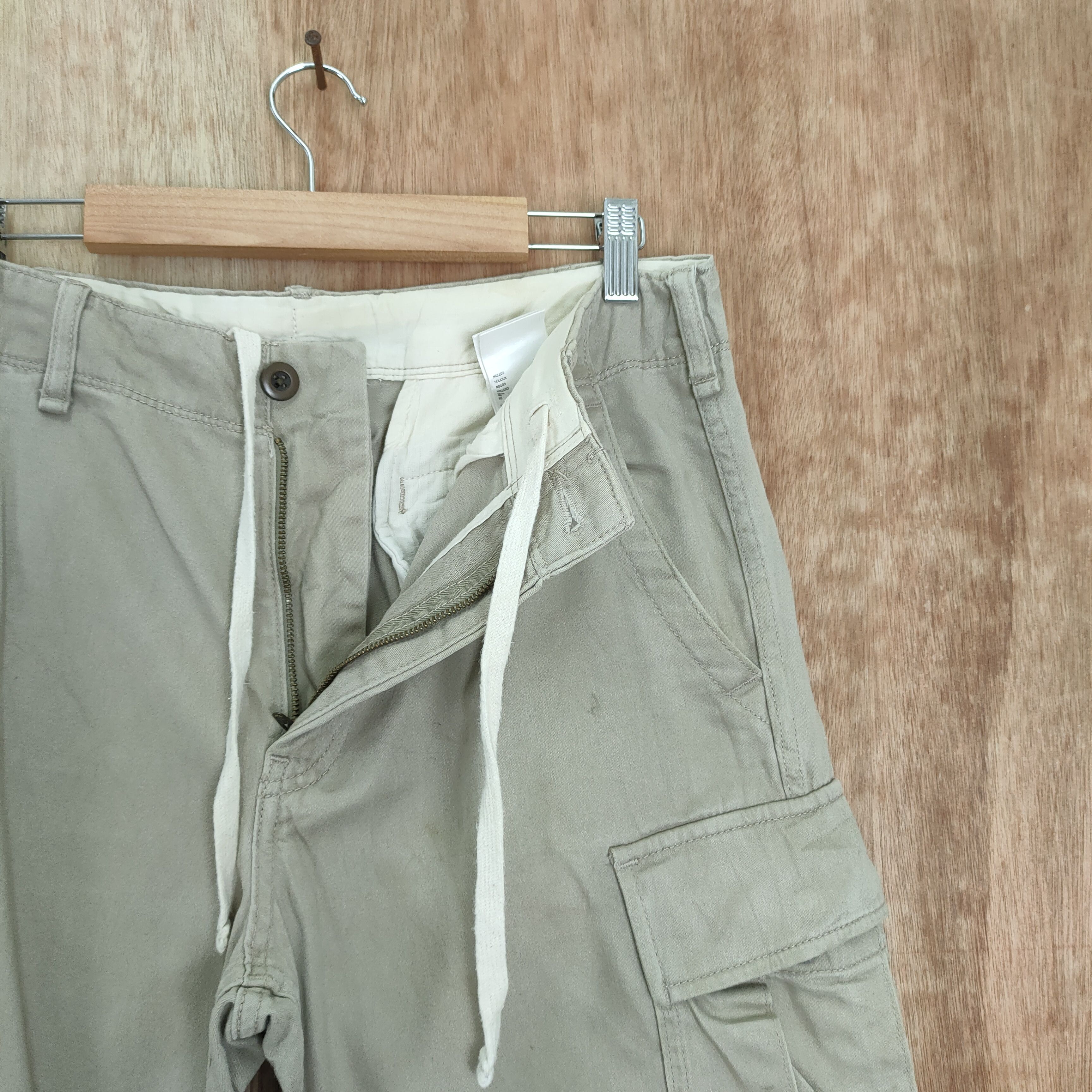 Japanese Brand VINTAGE JAPANESE BRAND FADED CARGO PANTS Size US 33 - 4 Thumbnail