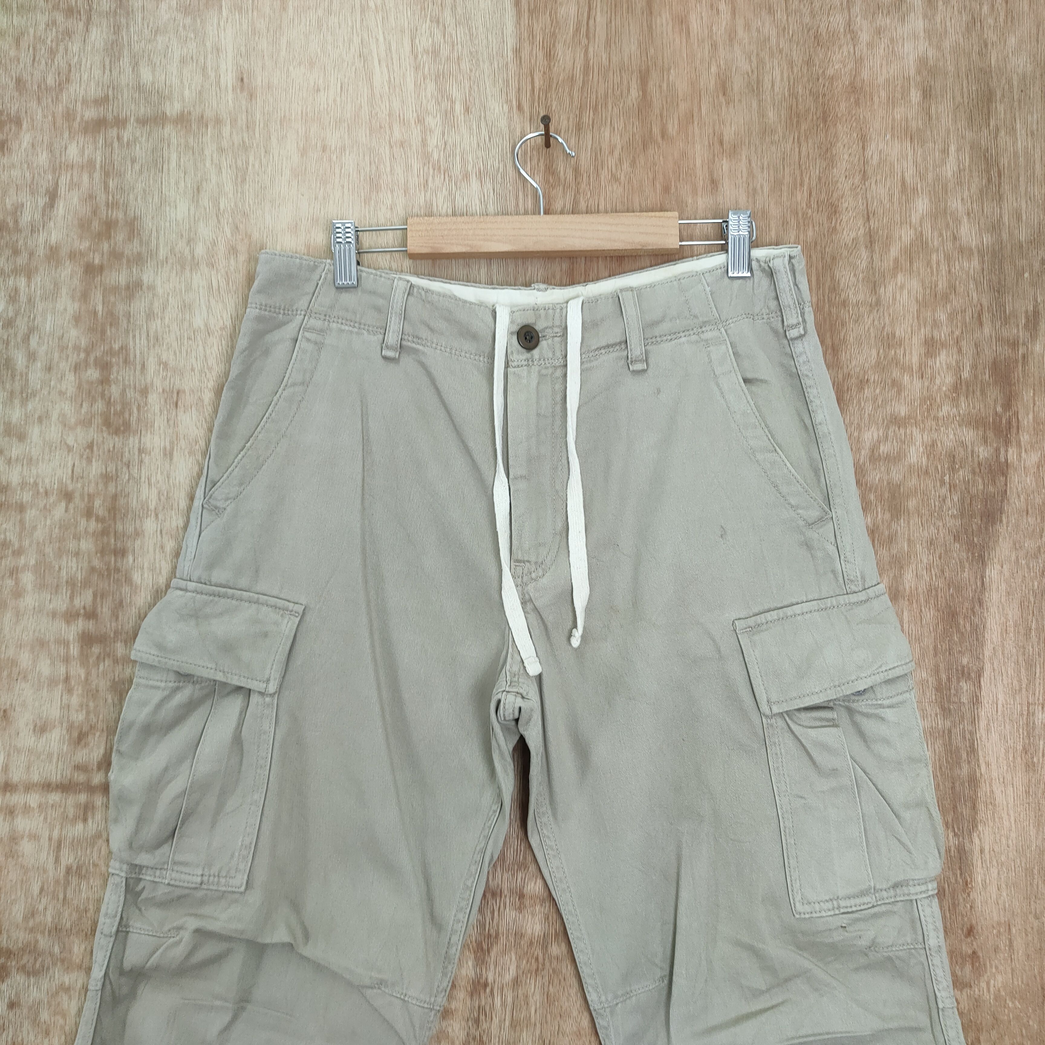 Japanese Brand VINTAGE JAPANESE BRAND FADED CARGO PANTS Size US 33 - 2 Thumbnail