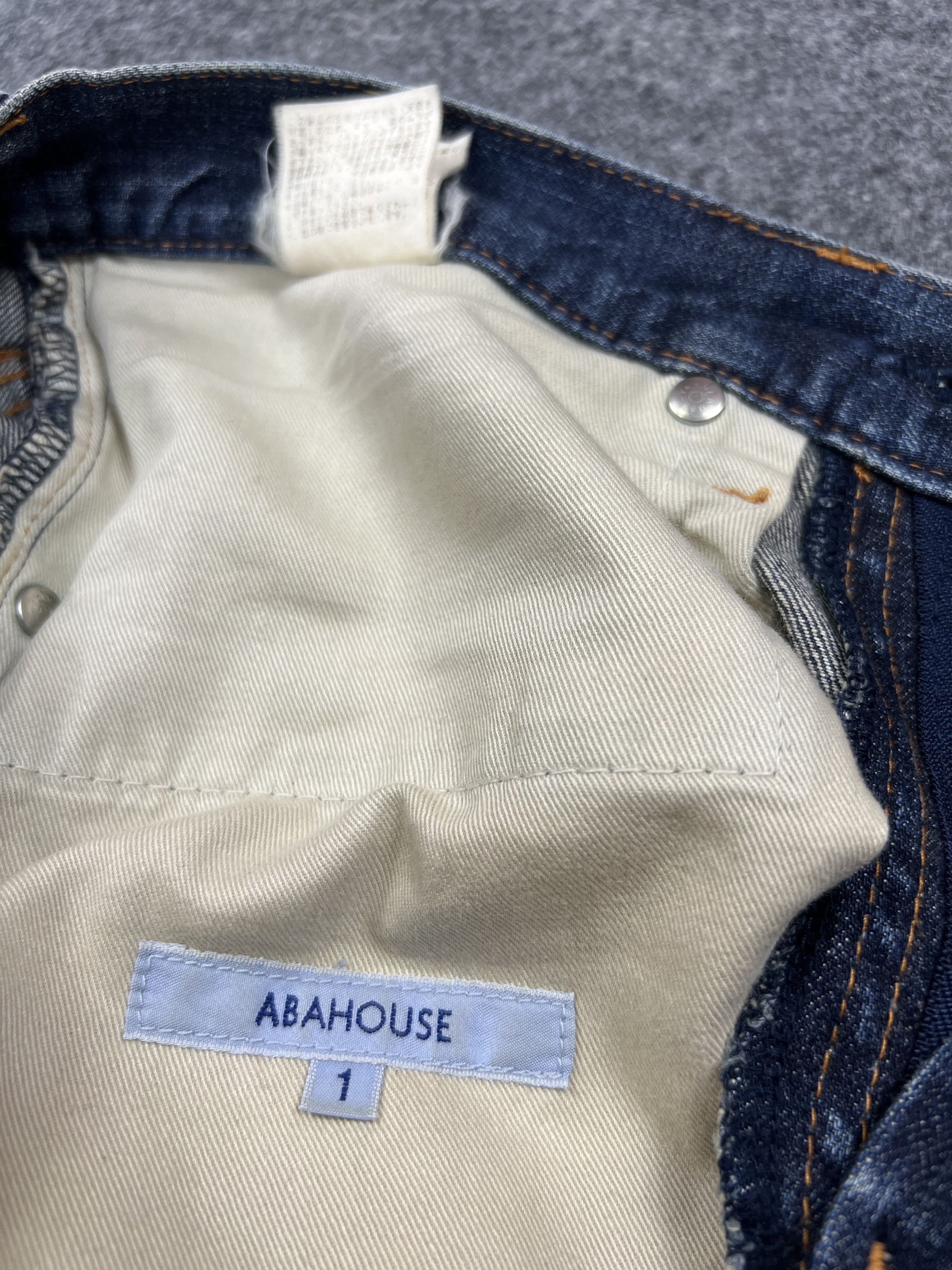 Japanese Brand Destroyed Abahouse Denim Jeans Size US 32 / EU 48 - 10 Thumbnail
