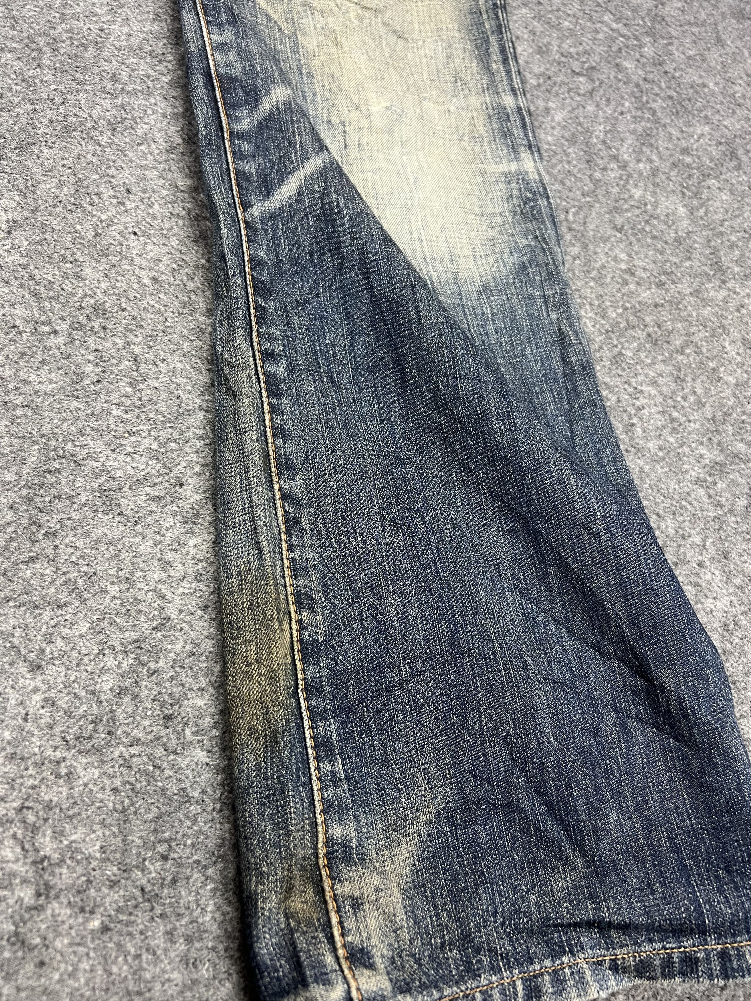 Japanese Brand Destroyed Abahouse Denim Jeans Size US 32 / EU 48 - 14 Thumbnail