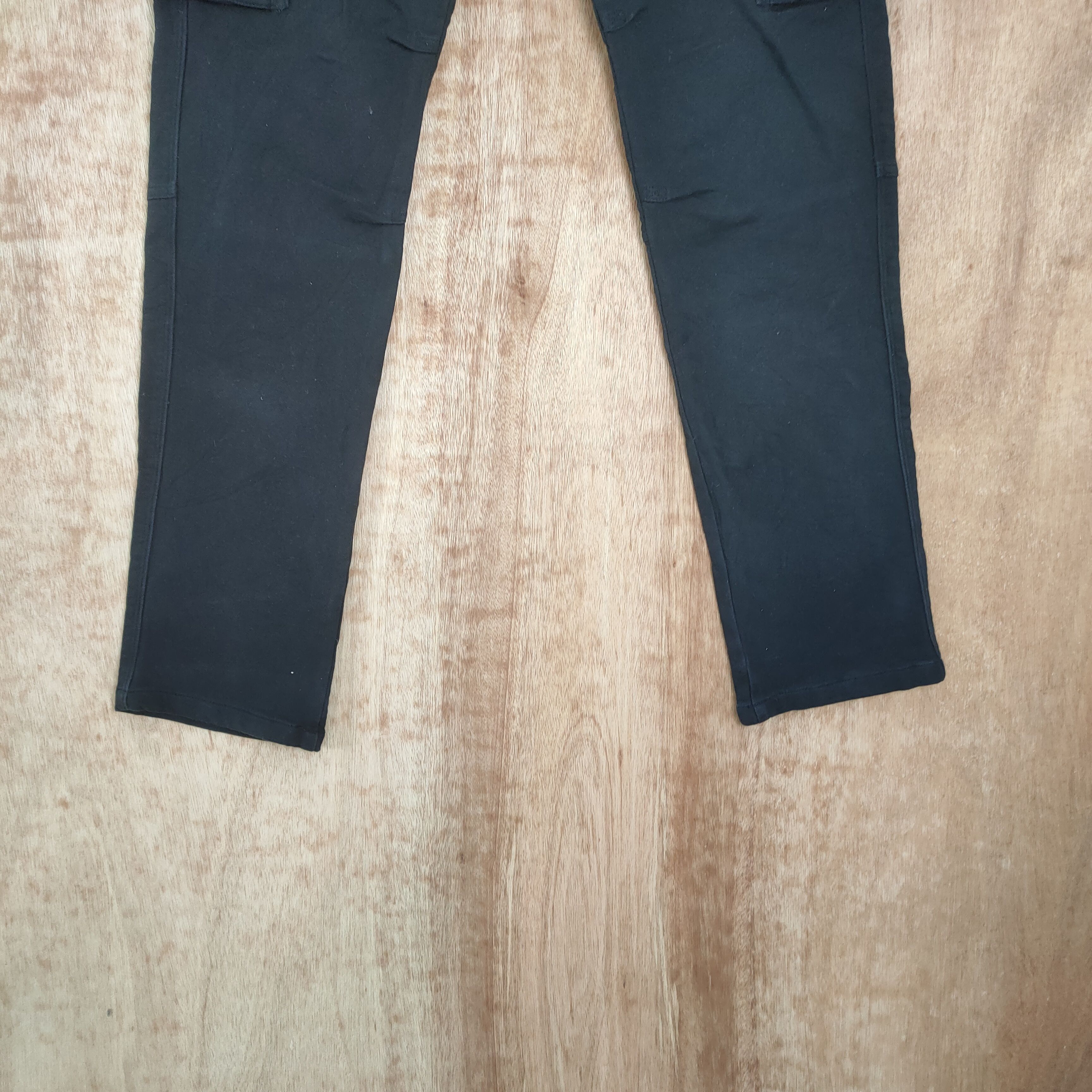 Japanese Brand PURPLE & YELLOW BLACK CARGO PANTS Size US 33 - 3 Thumbnail