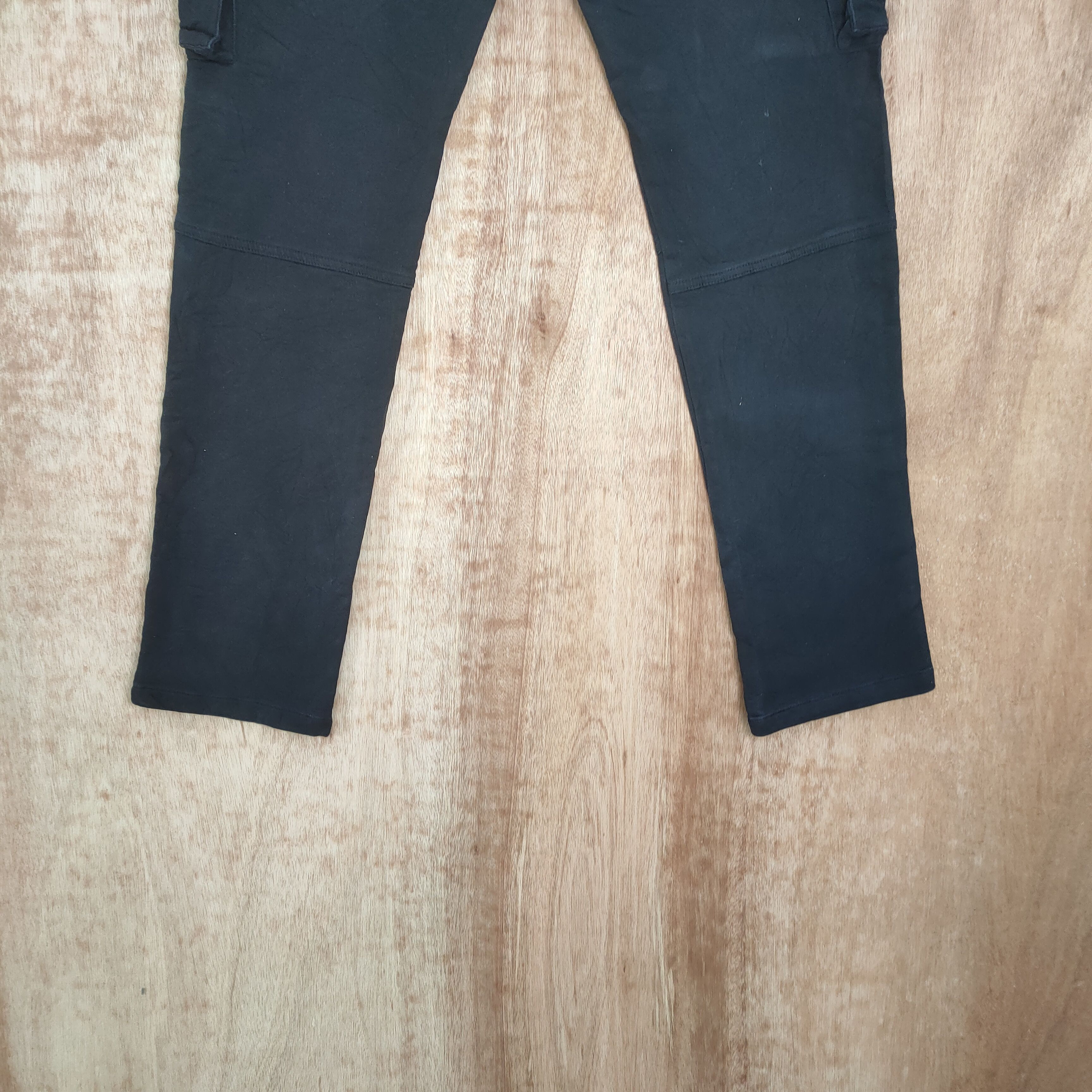 Japanese Brand PURPLE & YELLOW BLACK CARGO PANTS Size US 33 - 7 Thumbnail