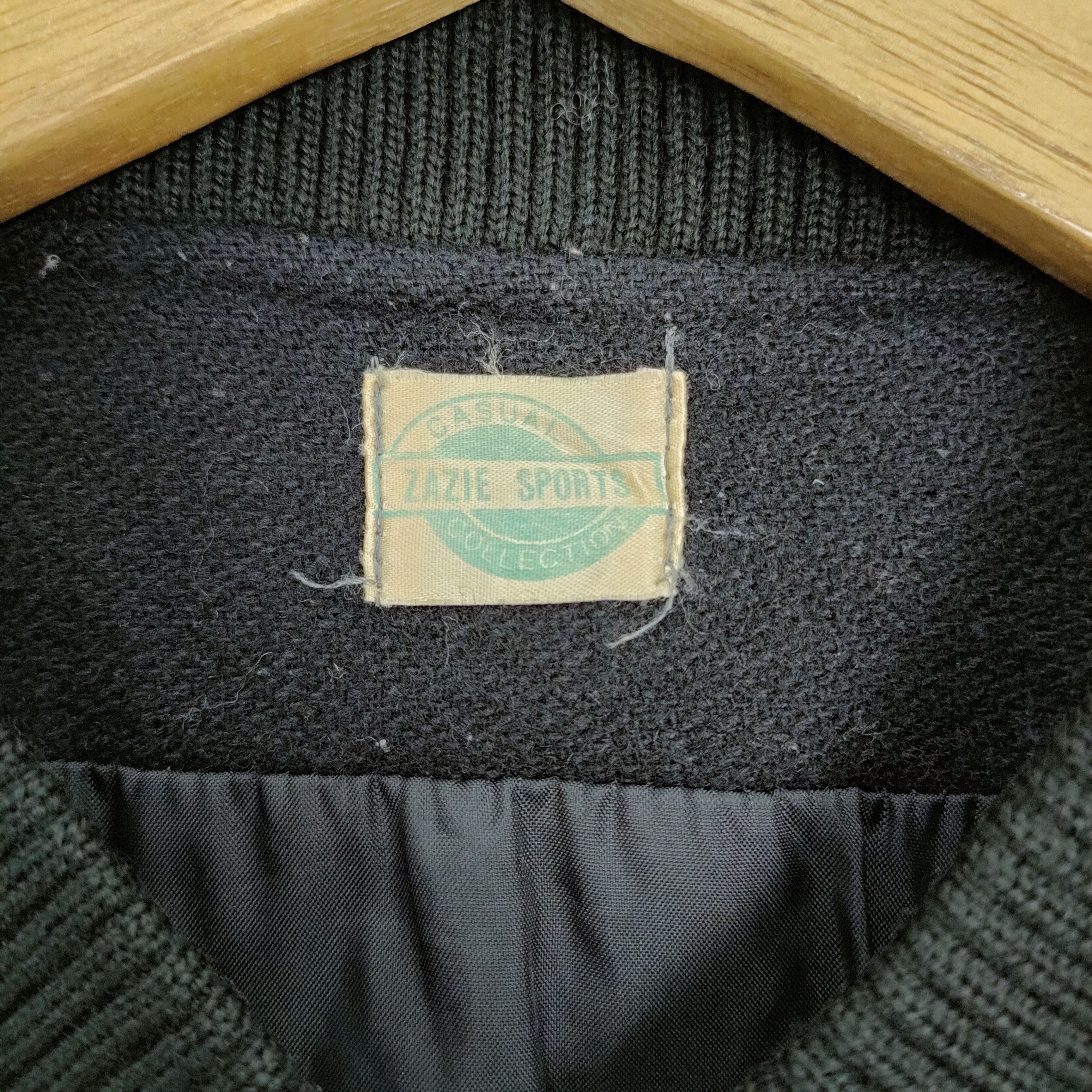 Japanese Brand × Vintage ZAZIE SPORT ZE WOOL VARSITY JACKET Size US M / EU 48-50 / 2 - 7 Thumbnail