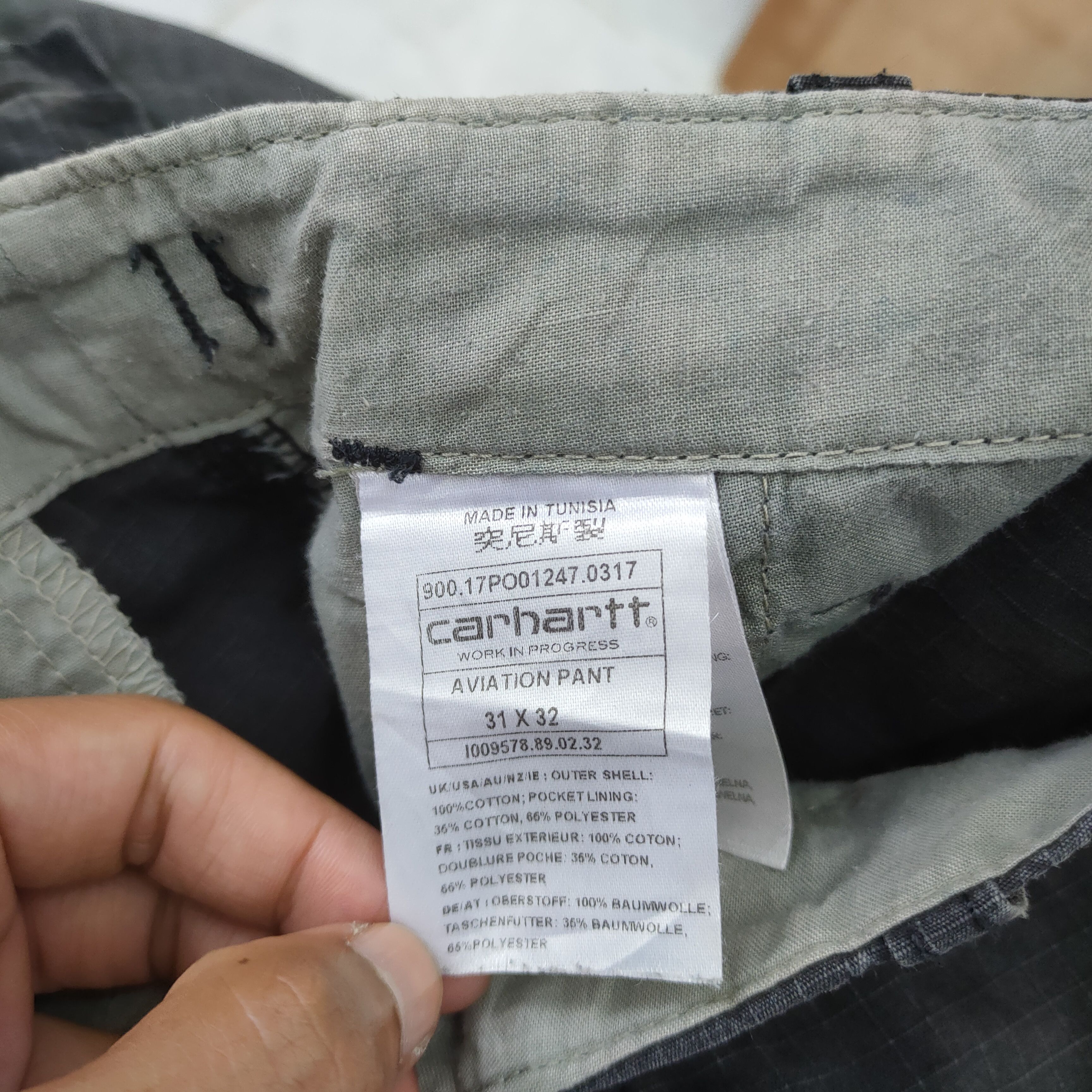 Carhartt CARHARRT WIP CARGO PANTS / DISTRESSED KNEE Size US 32 / EU 48 - 17 Thumbnail