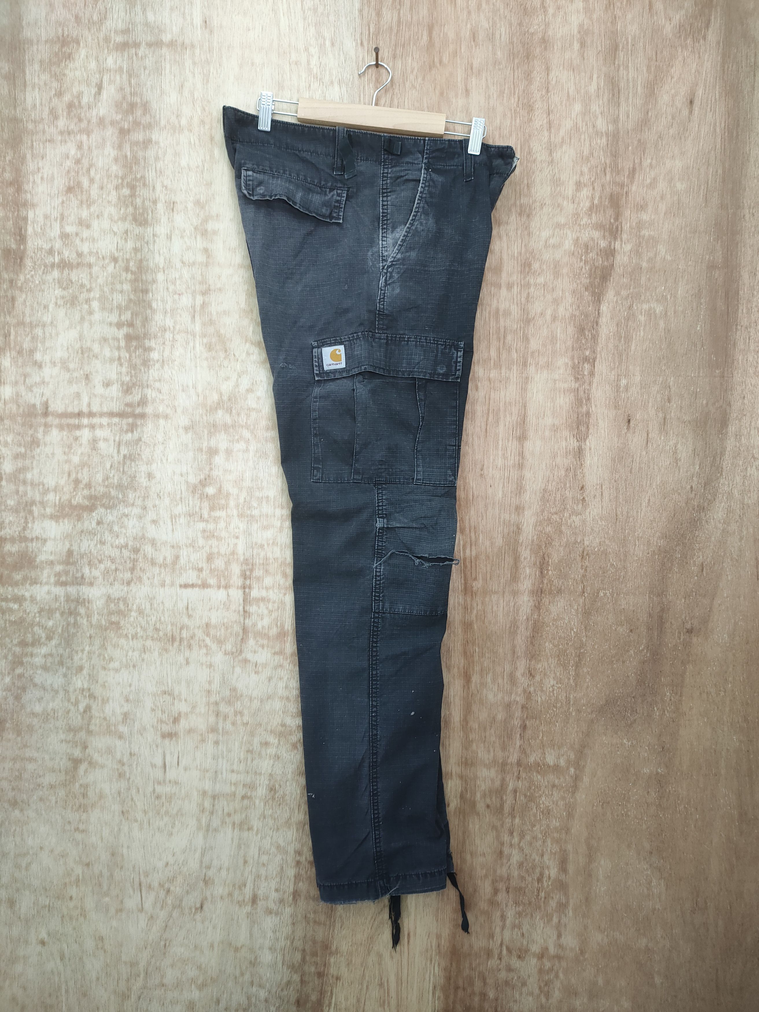 Carhartt CARHARRT WIP CARGO PANTS / DISTRESSED KNEE Size US 32 / EU 48 - 9 Thumbnail