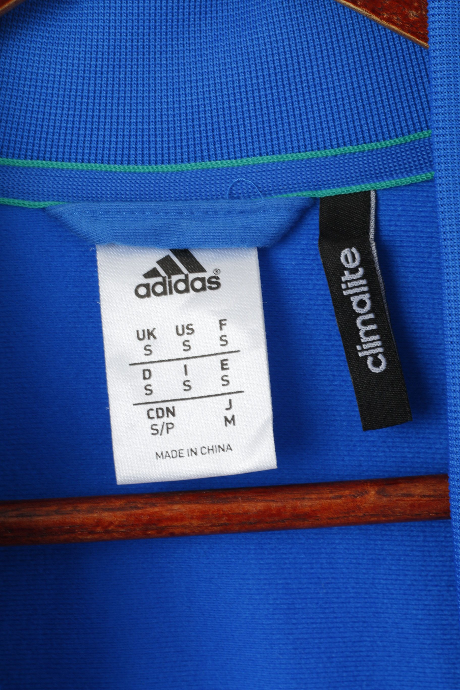 Adidas Adidas Men S Sweatshirt Blue Shiny Climalite 1190 Size US S / EU 44-46 / 1 - 4 Thumbnail