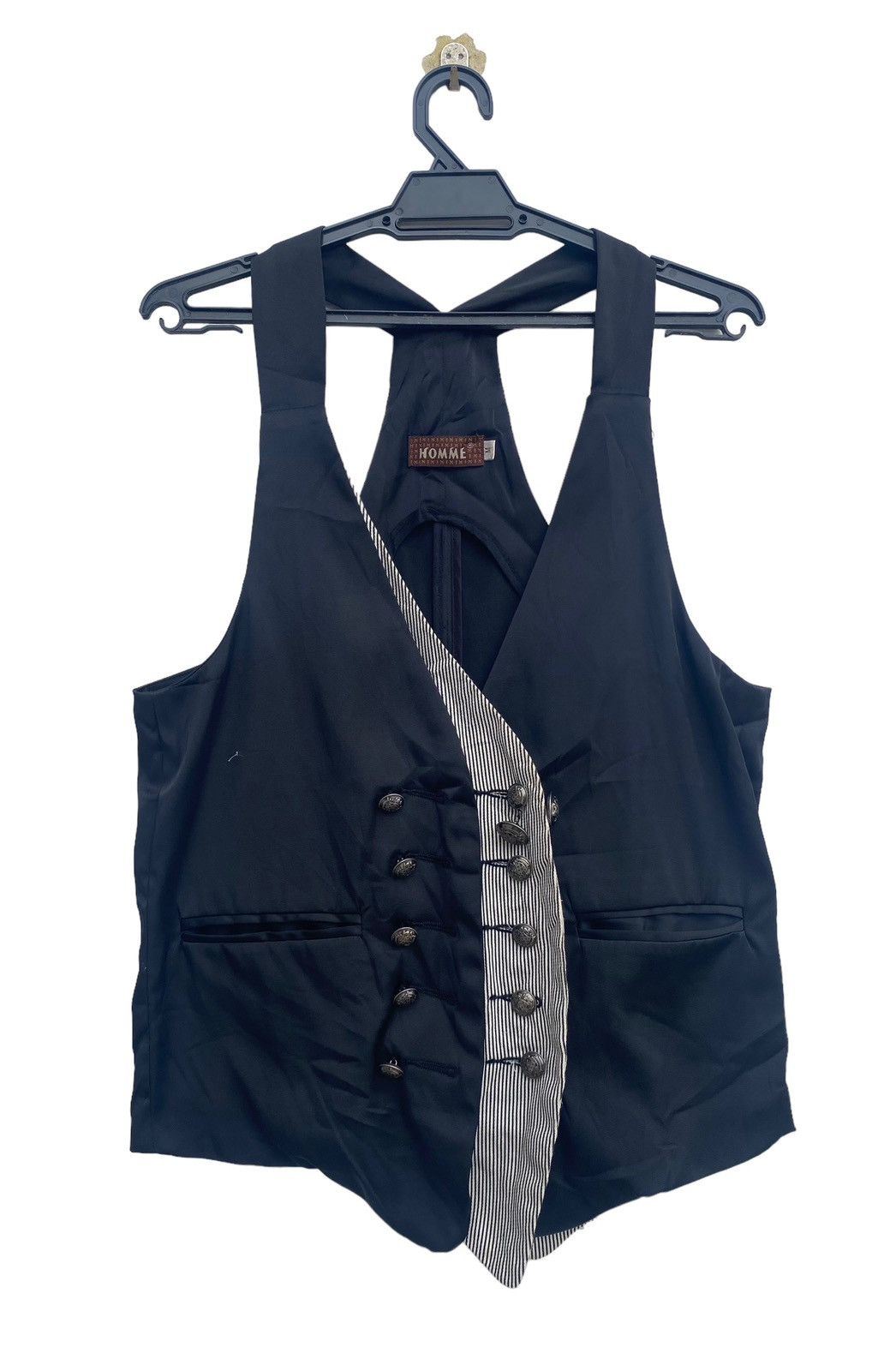 Japanese Brand Rare HOMME japan motorcycle gang punk vest jacket Size US M / EU 48-50 / 2 - 1 Thumbnail