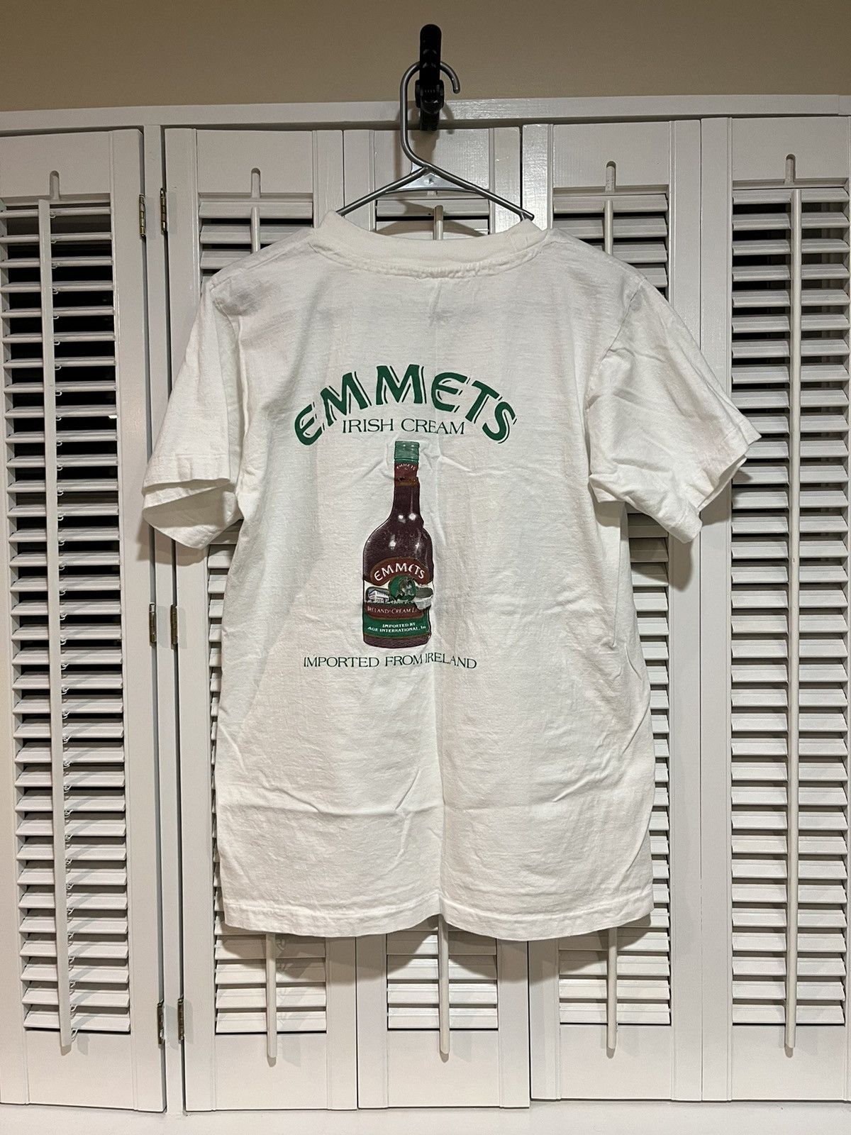 Other 70s Emmets Irish Cream T-Shirt (M) Size US XL / EU 56 / 4 - 2 Thumbnail