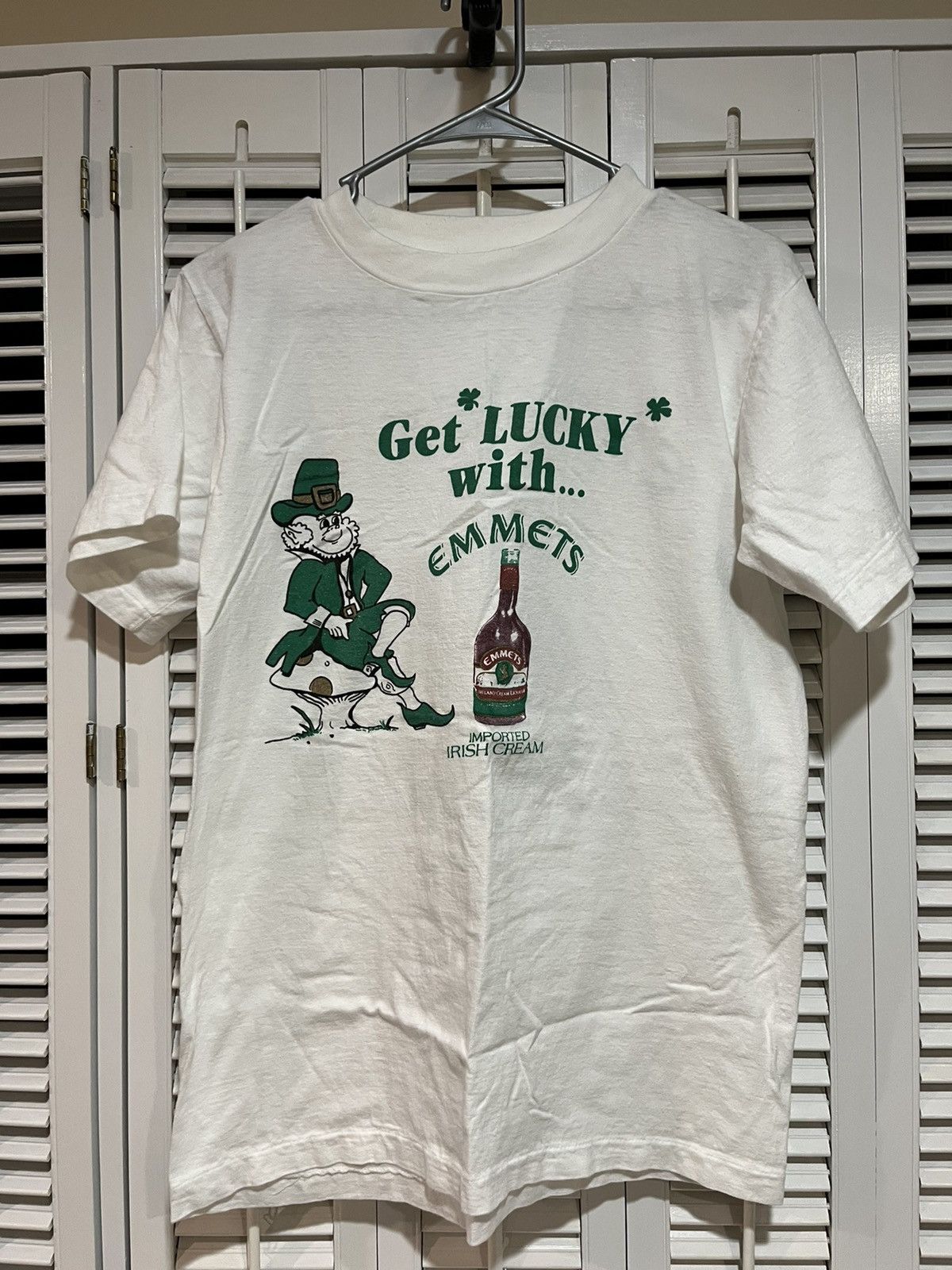 Other 70s Emmets Irish Cream T-Shirt (M) Size US XL / EU 56 / 4 - 1 Thumbnail