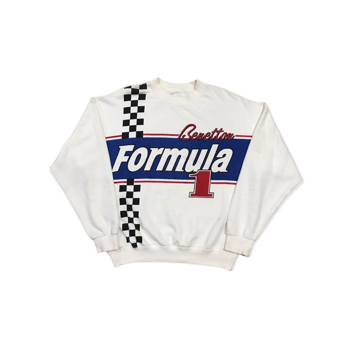 Tee-Shirt Vintage UNITED COLORS OF BENETTON Formula 1 Racing Team - Taille M - Occasion