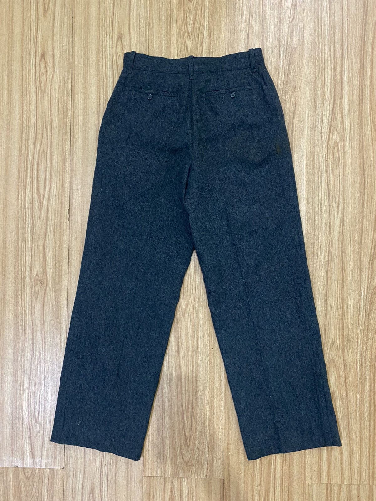 Issey Miyake LH 44559 VINTAGE ISSEY MIYAKE WOOL CASUAL PANT Size US 27 - 3 Thumbnail