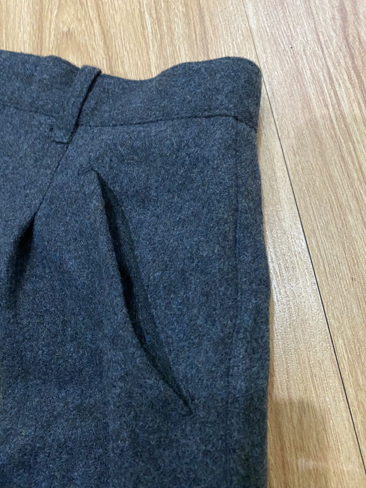Issey Miyake LH 44559 VINTAGE ISSEY MIYAKE WOOL CASUAL PANT Size US 27 - 10 Thumbnail