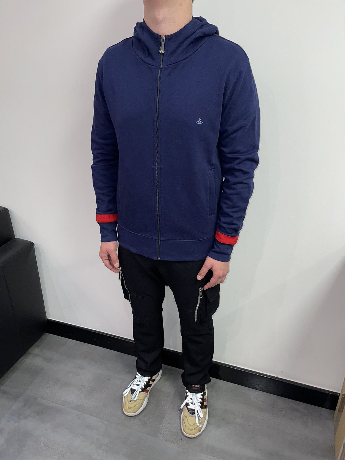 Vivienne Westwood DSWT! Vivienne Westwood Zipped Small Logo Technical Hoodie Size US M / EU 48-50 / 2 - 2 Thumbnail