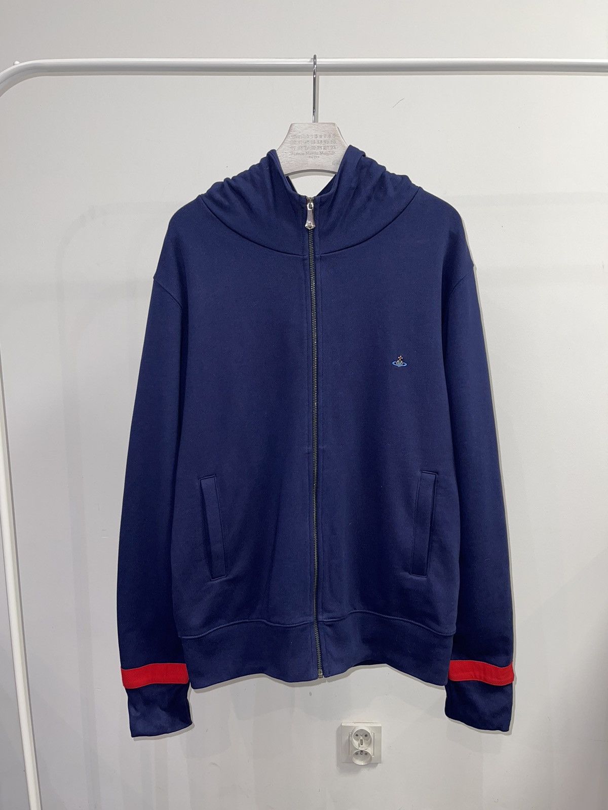 Vivienne Westwood DSWT! Vivienne Westwood Zipped Small Logo Technical Hoodie Size US M / EU 48-50 / 2 - 3 Thumbnail