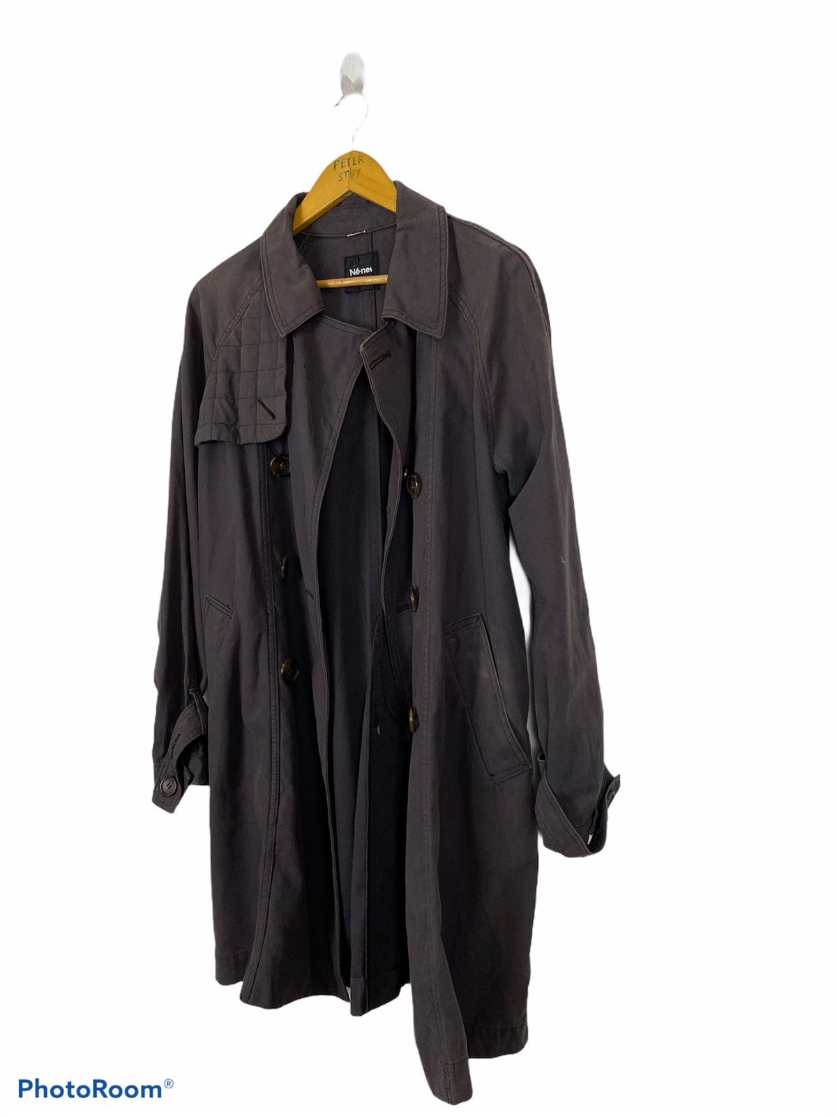 Ne-Net Ne.net Cotton Long Coat by Issey Miyake Size US L / EU 52-54 / 3 - 2 Thumbnail