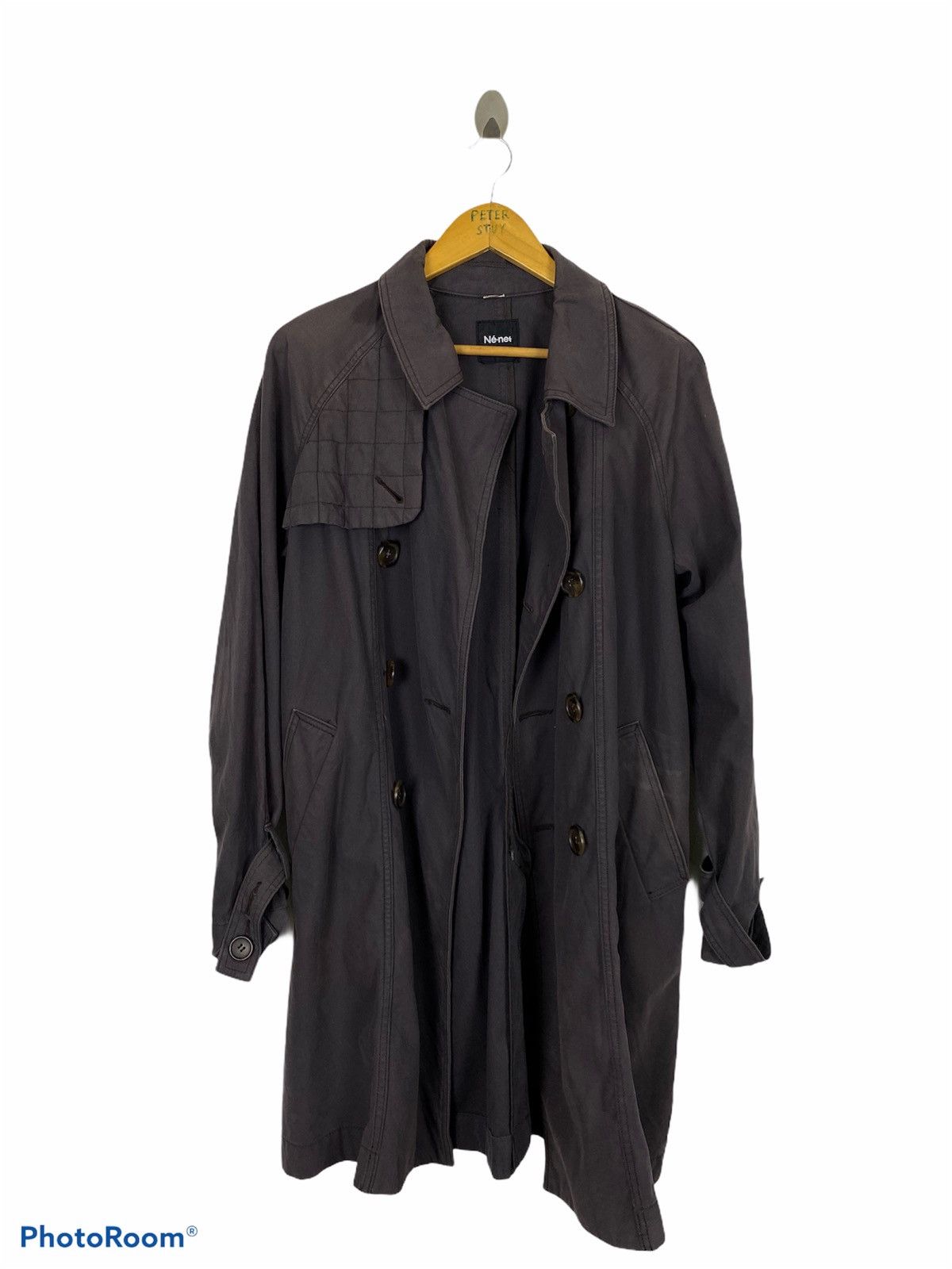 Ne-Net Ne.net Cotton Long Coat by Issey Miyake Size US L / EU 52-54 / 3 - 1 Thumbnail