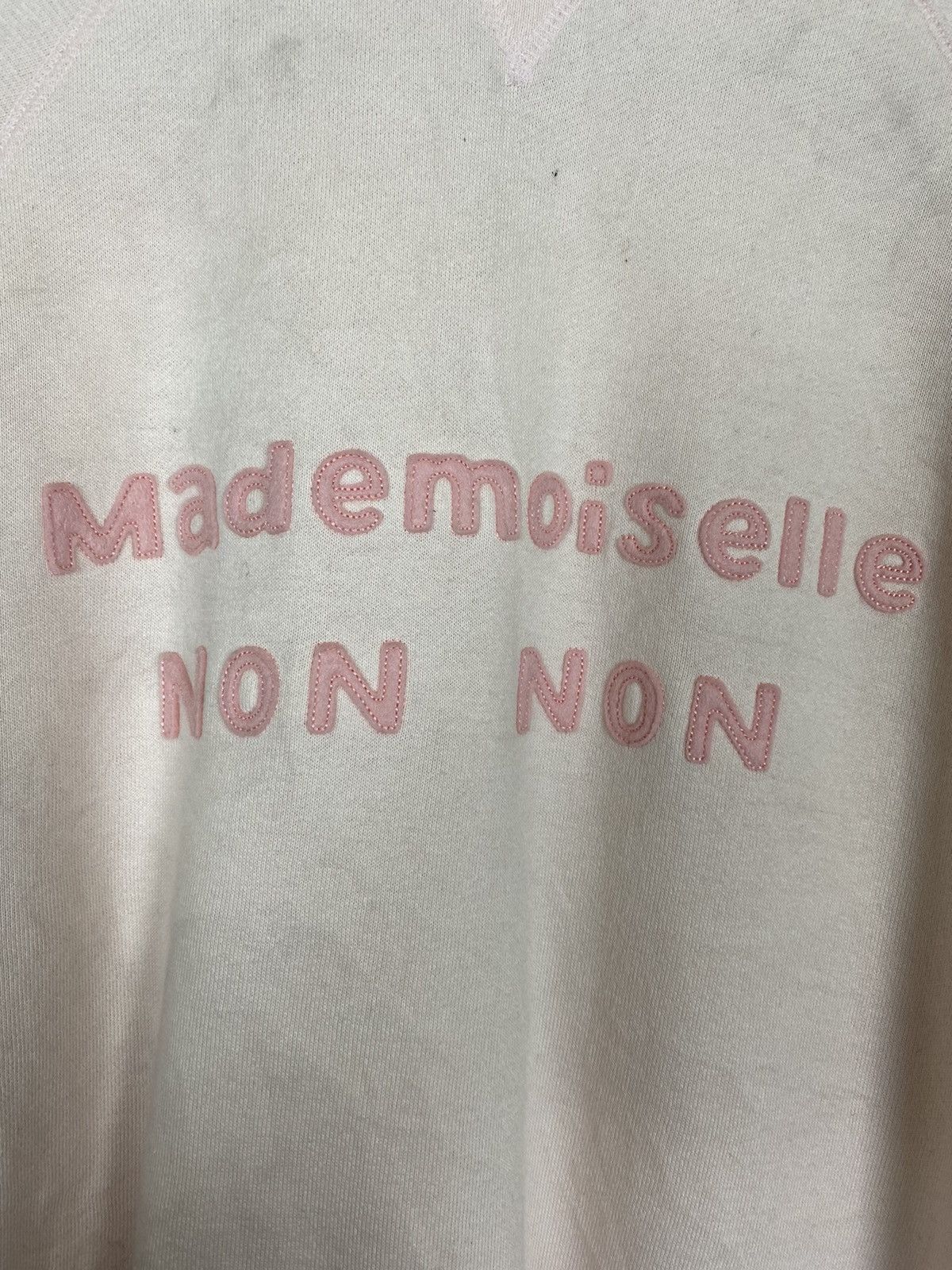 MADEMOISELLE NON NON SPELL LOGO SWEATER