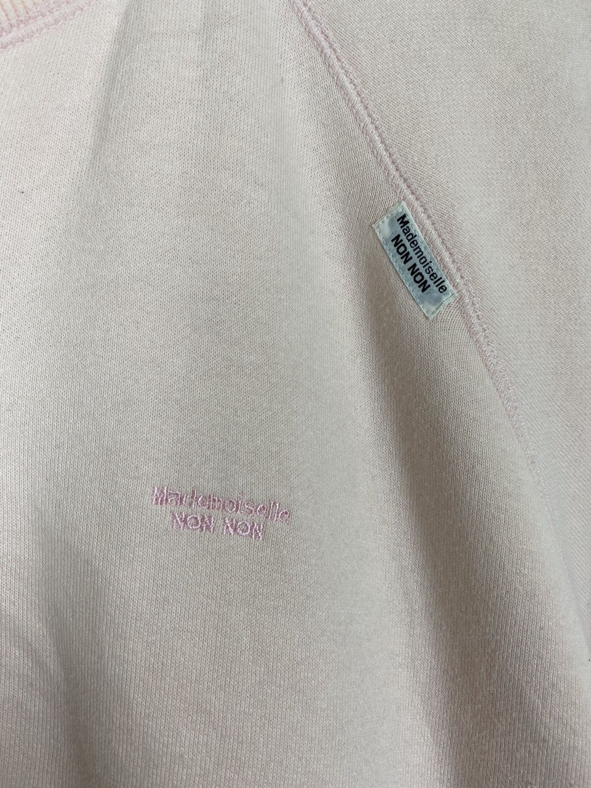 MADEMOISELLE NON NON SPELL LOGO SWEATER
