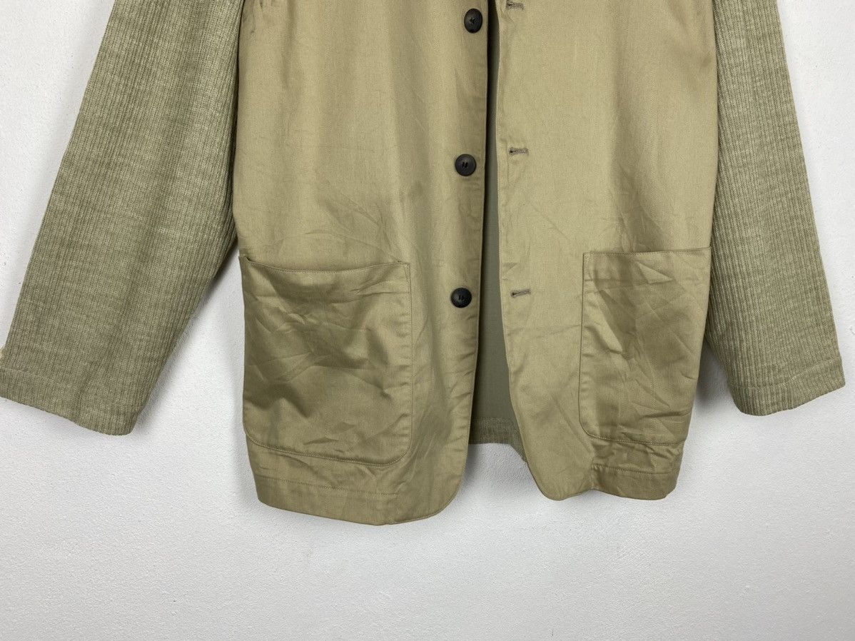 Designer × Issey Miyake × Japanese Brand 🔥PL83FN620 PLANTATION COTTON FLEECE NICE DESIGN JACKET Size US M / EU 48-50 / 2 - 4 Thumbnail