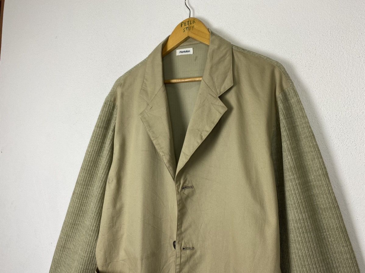 Designer × Issey Miyake × Japanese Brand 🔥PL83FN620 PLANTATION COTTON FLEECE NICE DESIGN JACKET Size US M / EU 48-50 / 2 - 3 Thumbnail