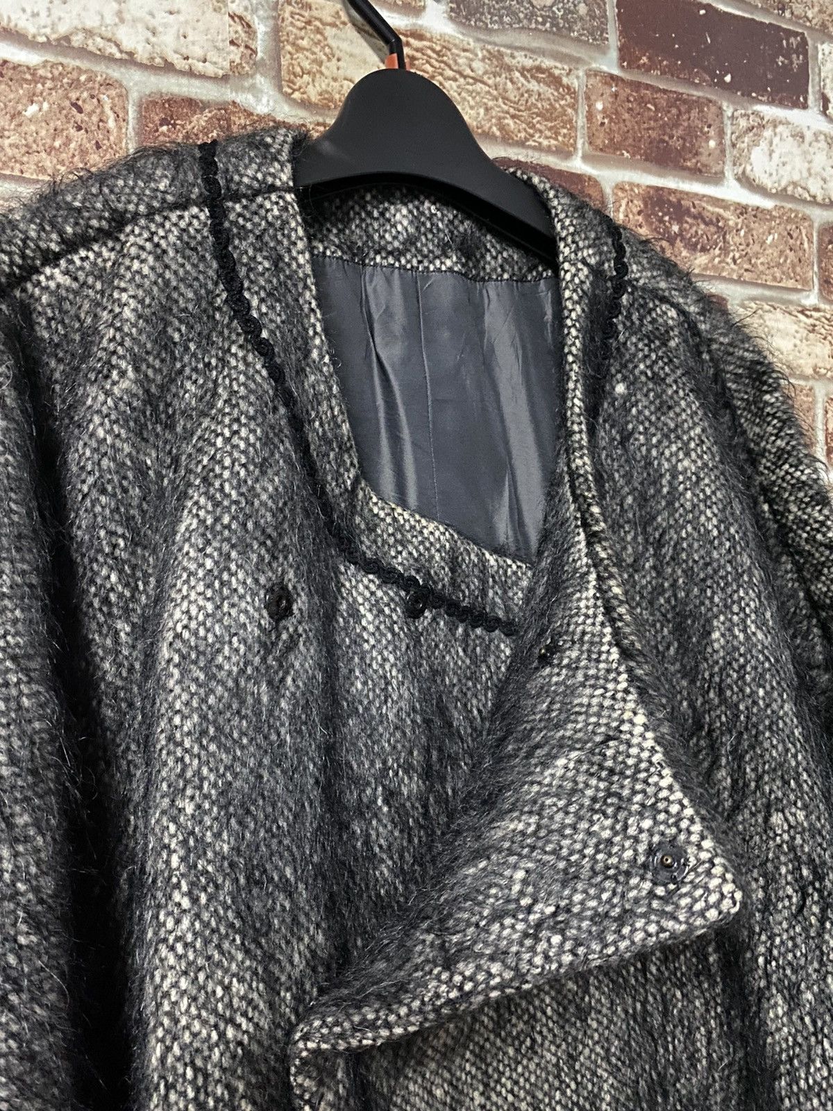 Designer × Japanese Brand SUNOAKUYA ASPIRED ISSEY MIYAKE MOHAIR COAT NICE DESIGN Size US M / EU 48-50 / 2 - 6 Thumbnail