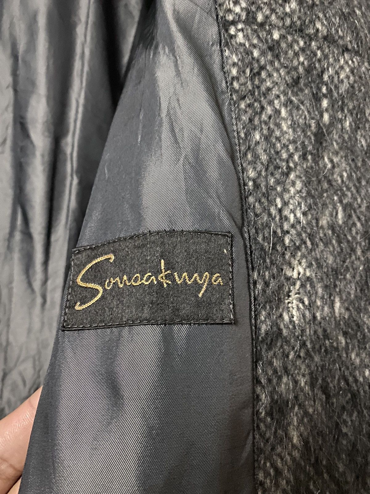 Designer × Japanese Brand SUNOAKUYA ASPIRED ISSEY MIYAKE MOHAIR COAT NICE DESIGN Size US M / EU 48-50 / 2 - 11 Thumbnail
