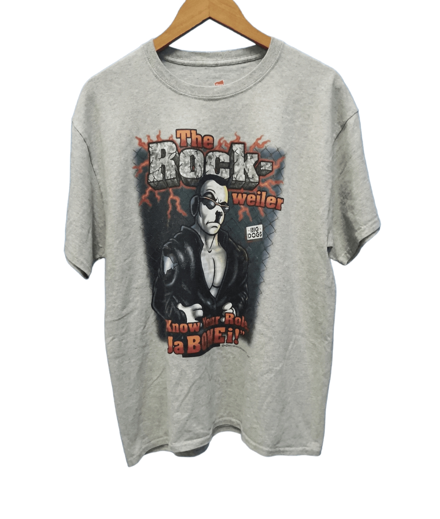 Big Dogs Vintage The Rock Big Dog Parody WWF WWE Tee Wrestling Size US L / EU 52-54 / 3 - 2 Thumbnail