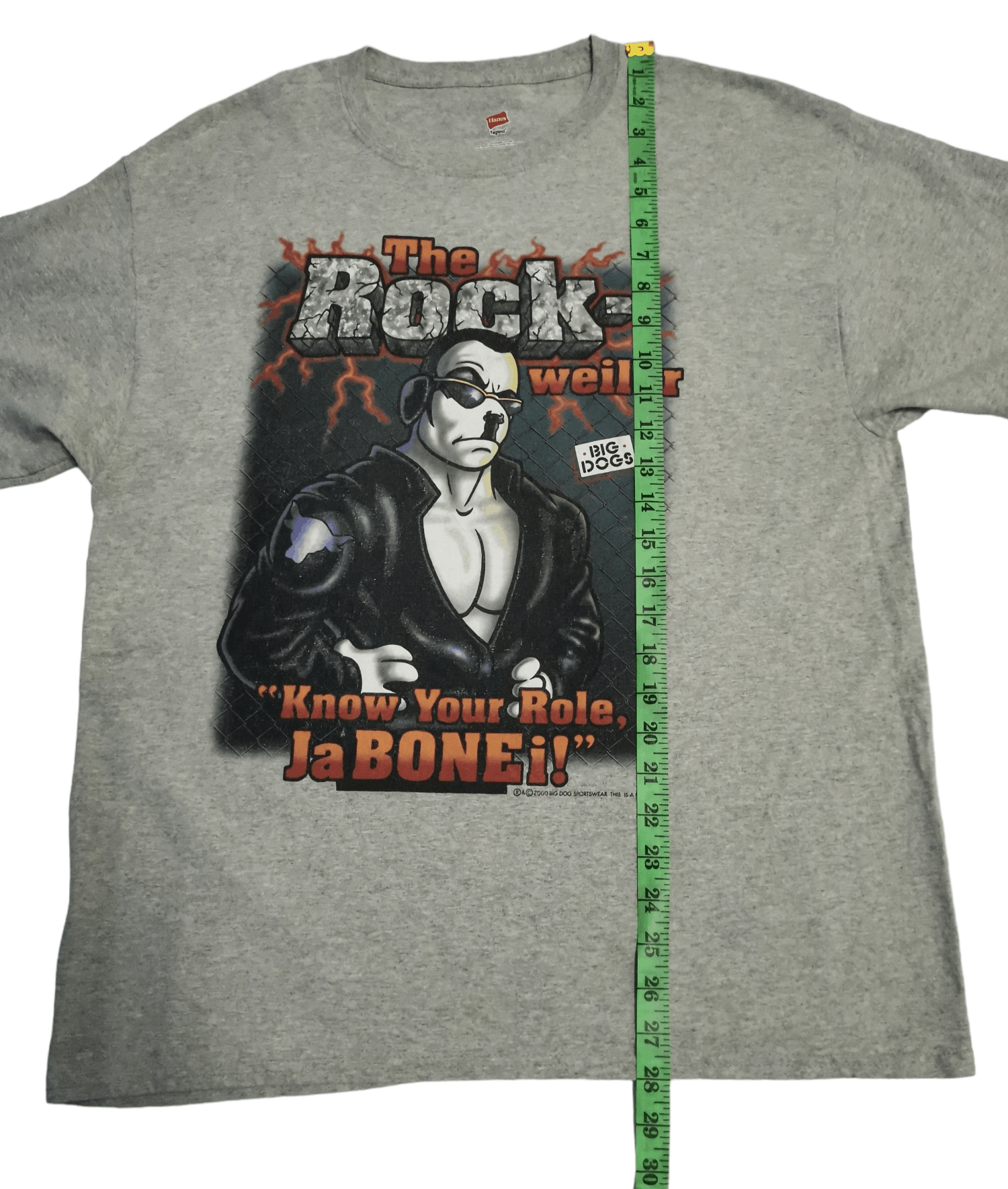 Big Dogs Vintage The Rock Big Dog Parody WWF WWE Tee Wrestling Size US L / EU 52-54 / 3 - 6 Thumbnail