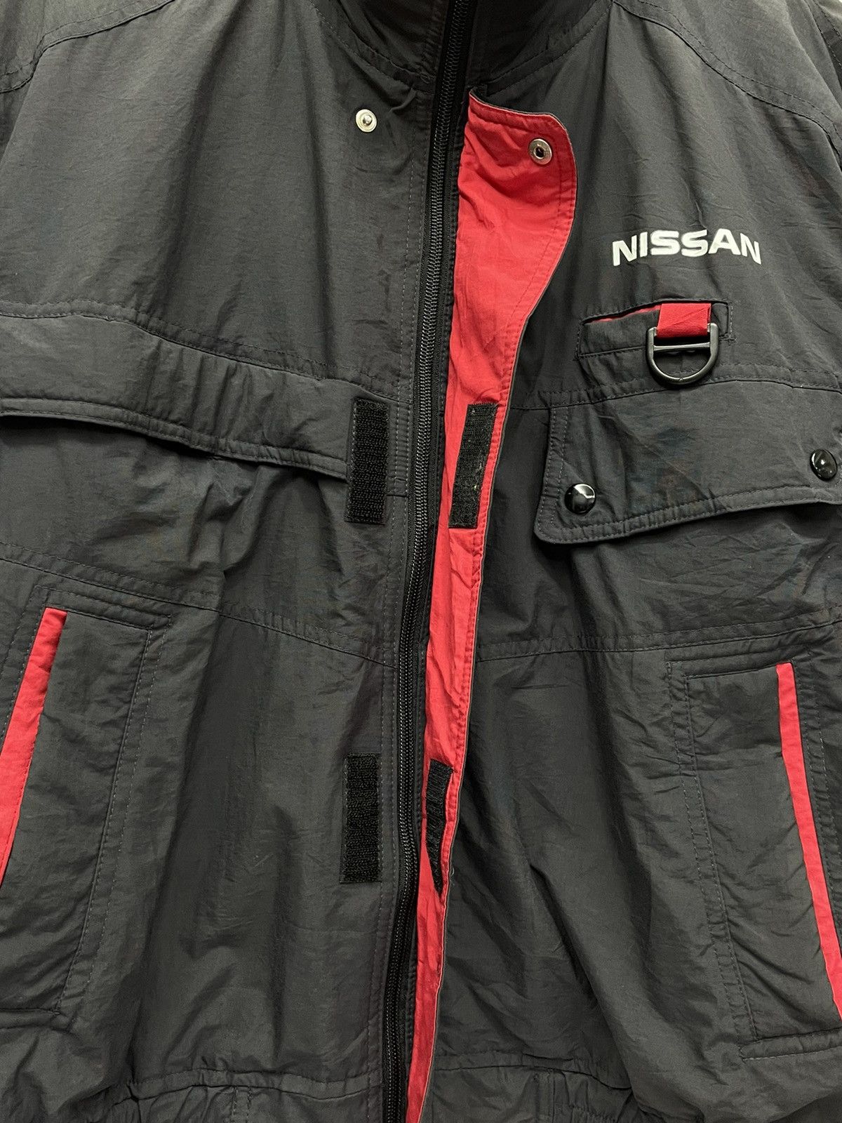 NISMO🔥Vintage NISSAN Workwear Nylon Bomber Style Jacket