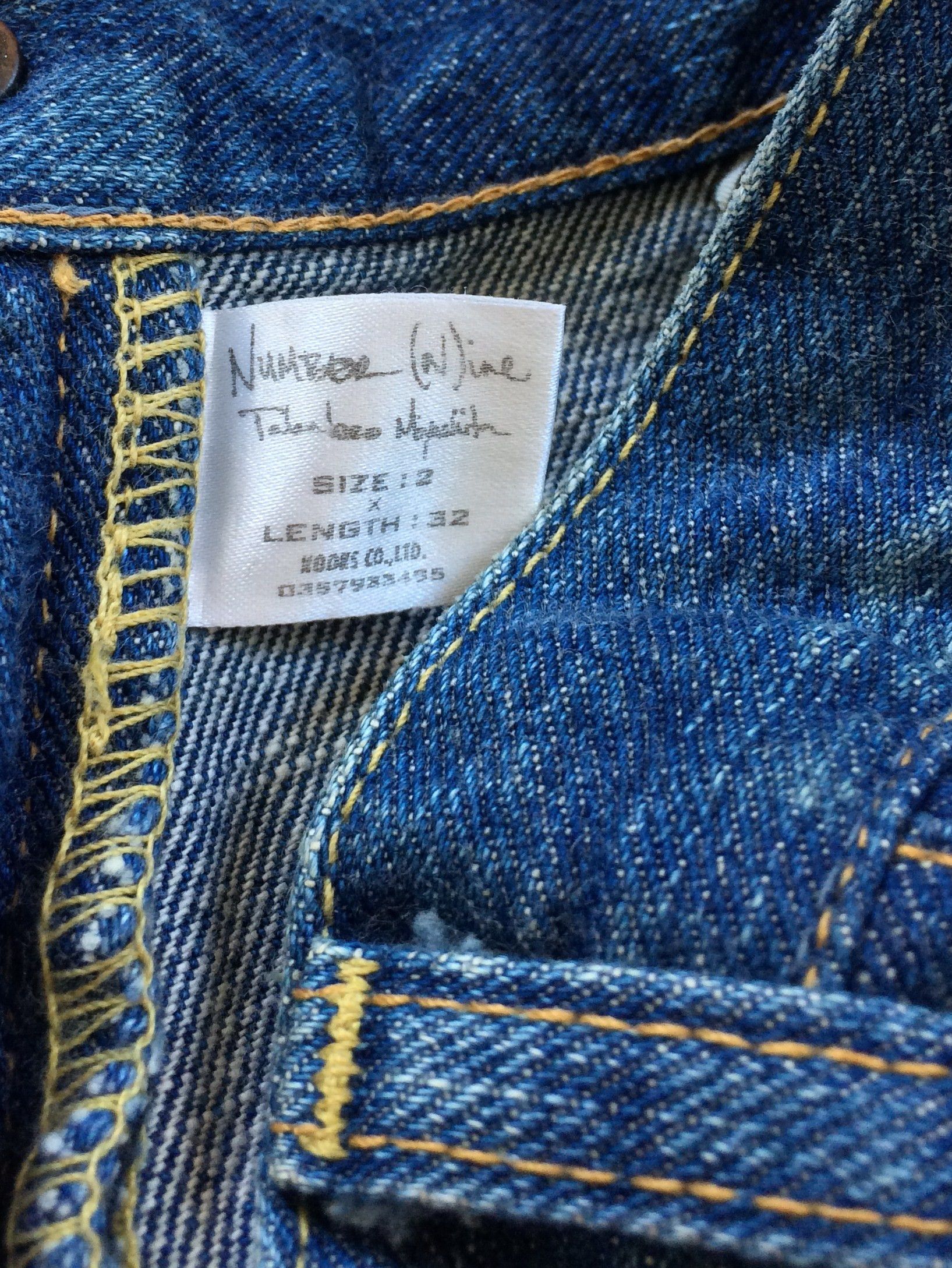 Number (N)ine SS03 Kurt Cobain Jeans Size US 31 - 6 Thumbnail