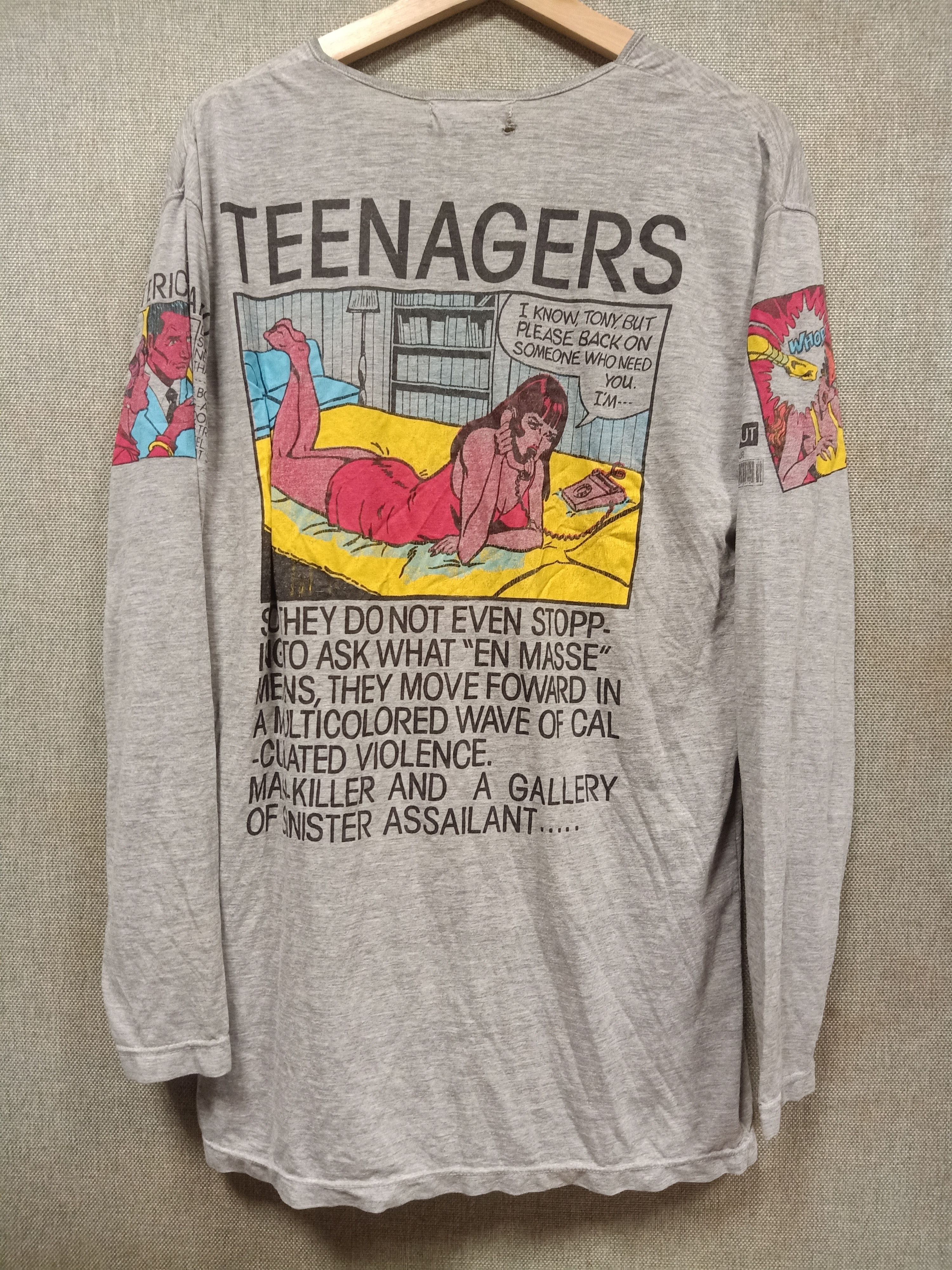 Hysteric Glamour × Vintage vintage t shirt long sleeve were the hysteric glamour Size M / US 6-8 / IT 42-44 - 2 Thumbnail