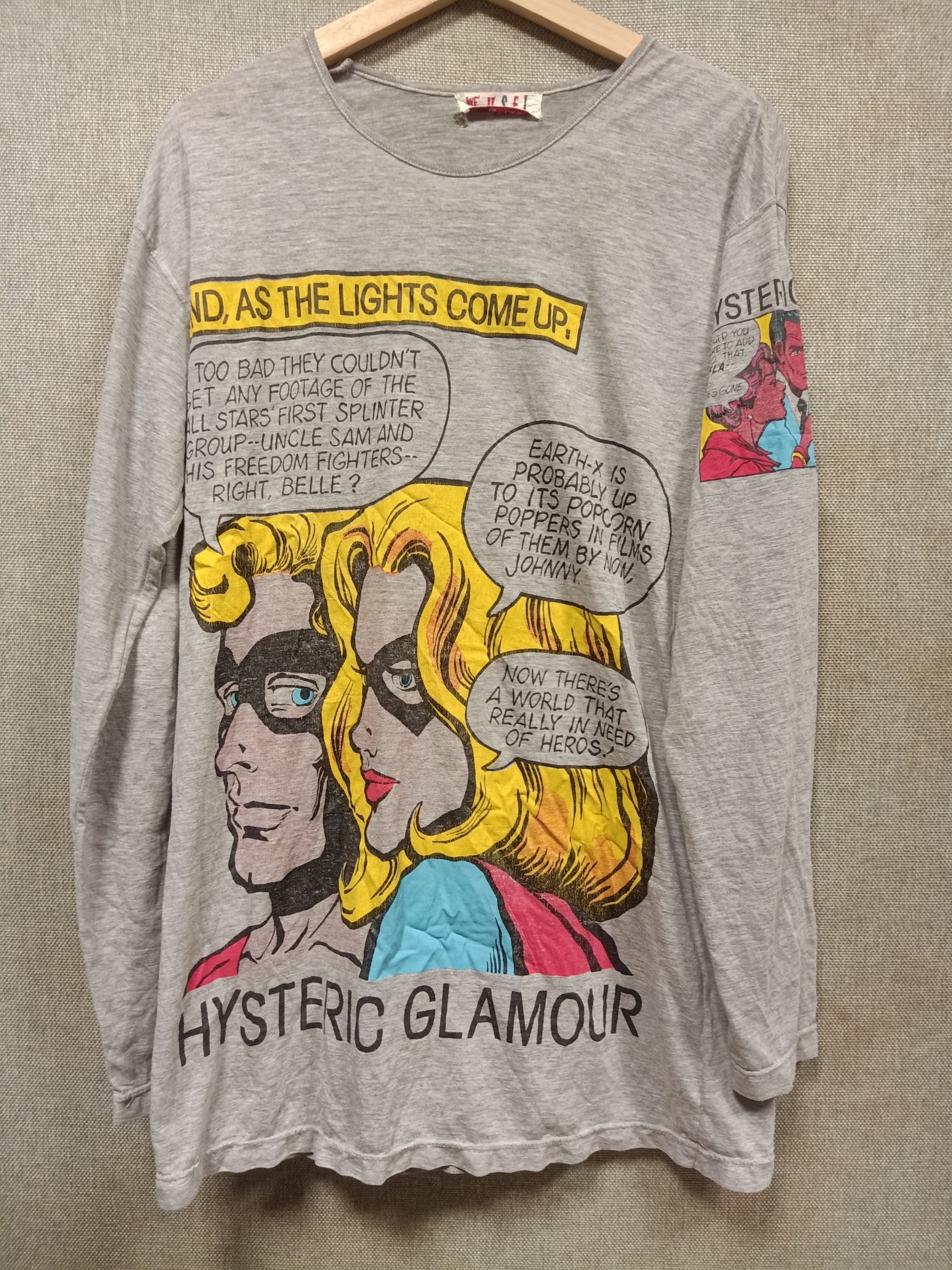 Hysteric Glamour × Vintage vintage t shirt long sleeve were the hysteric glamour Size M / US 6-8 / IT 42-44 - 1 Thumbnail