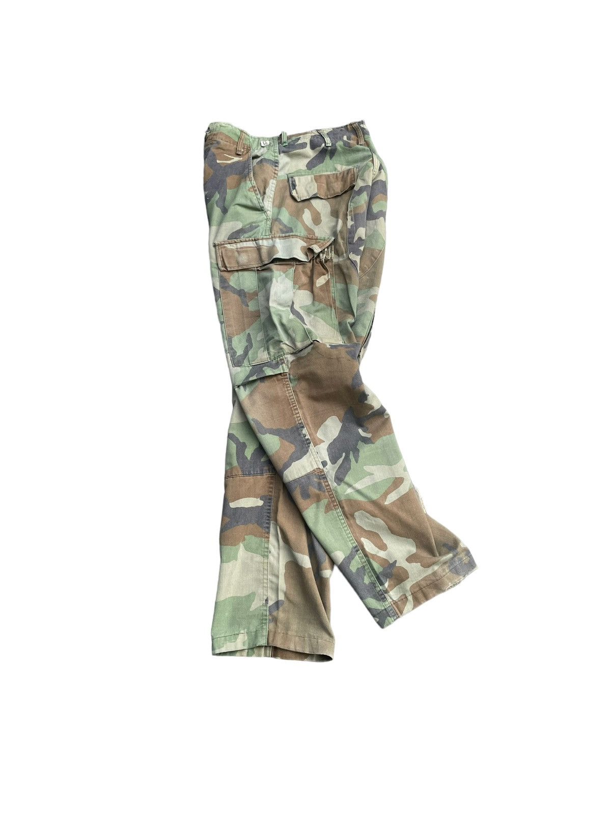 Vintage Vintage Usmc Woodland Camouflage Trouser Size US 27 - 6 Thumbnail