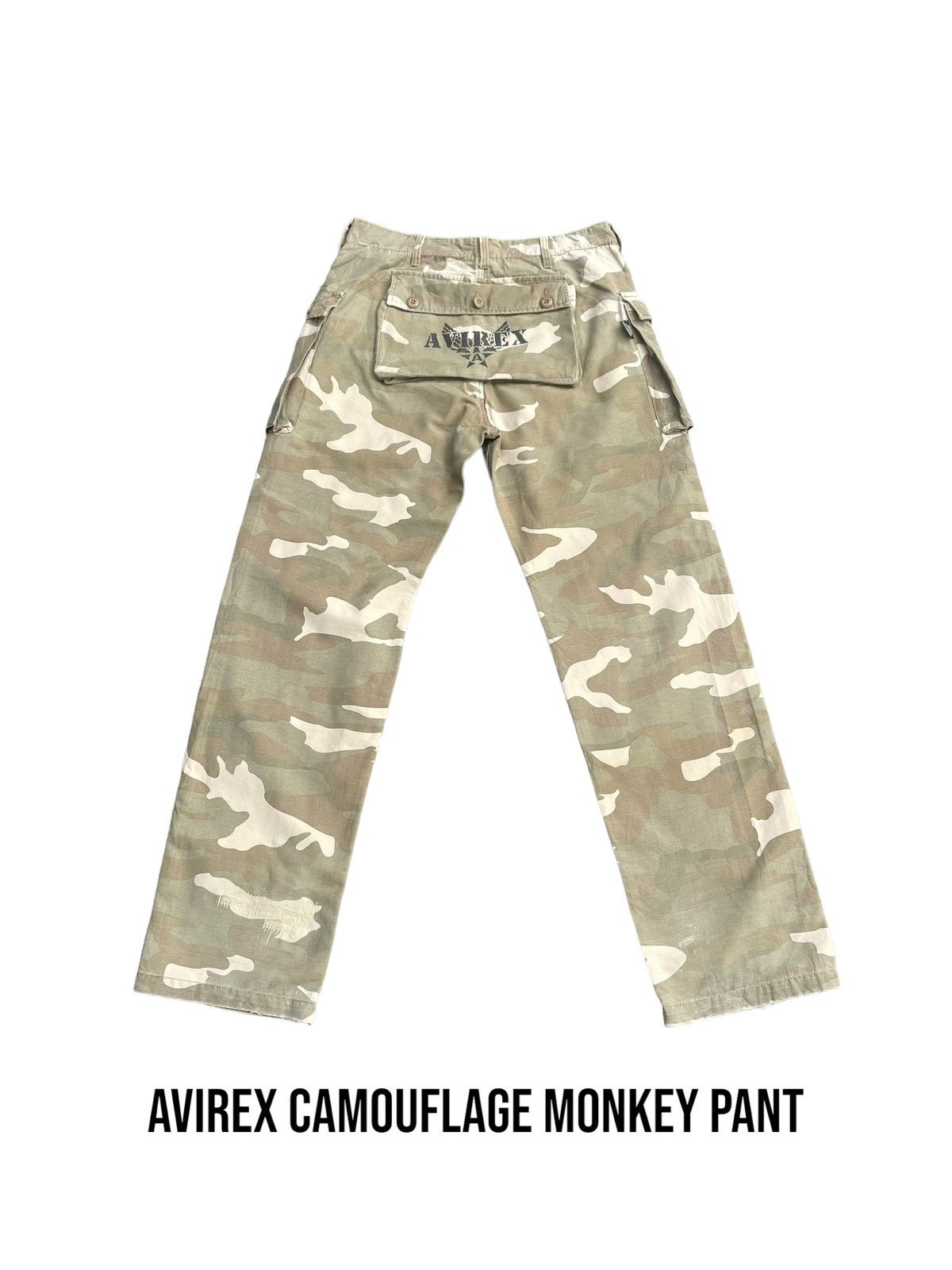 image of Avirex Camouflage Monkey Pant, Men's (Size 33)