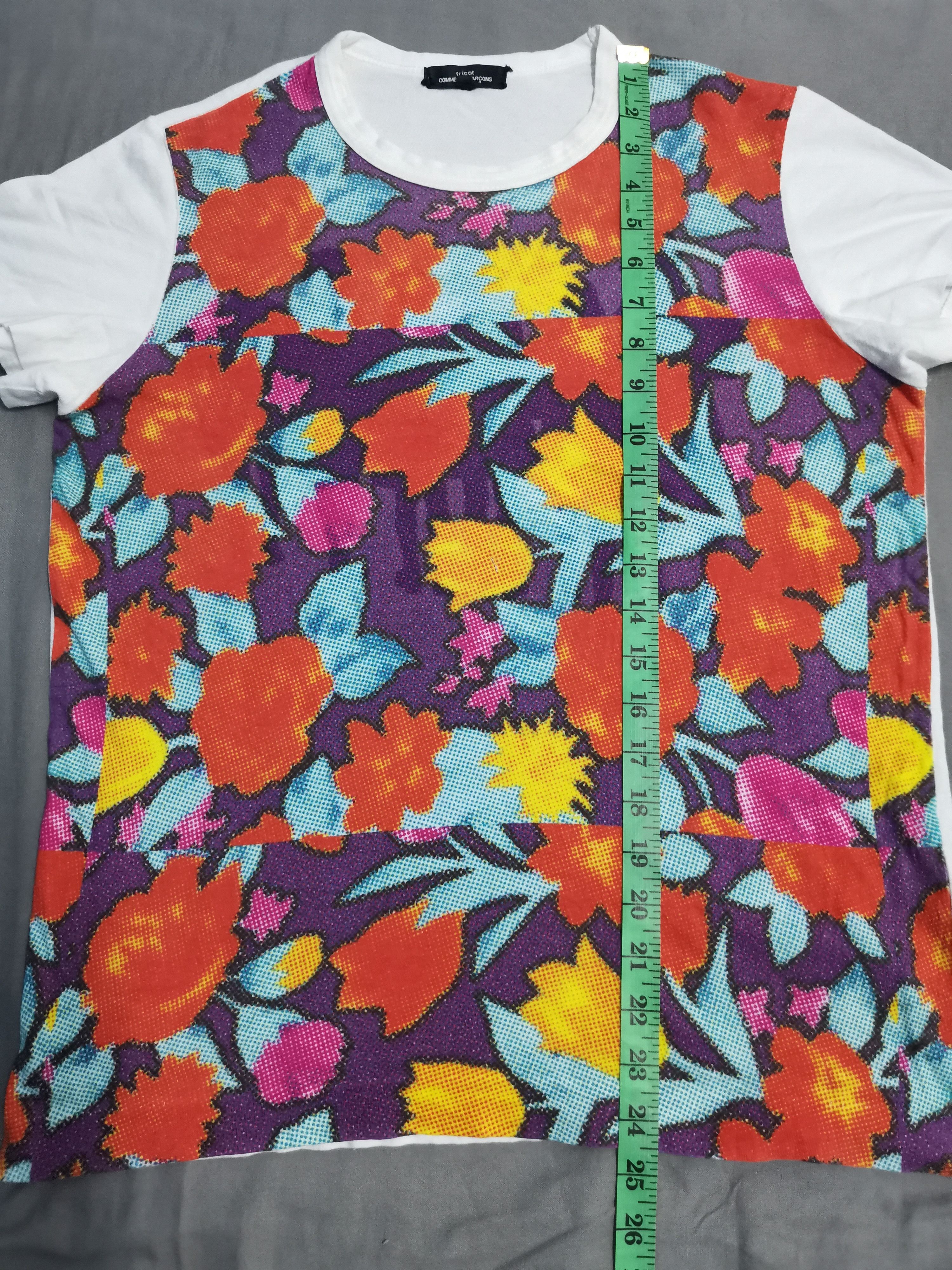 Comme des Garcons tricot Tee Flowers Graphic Japan Designer
