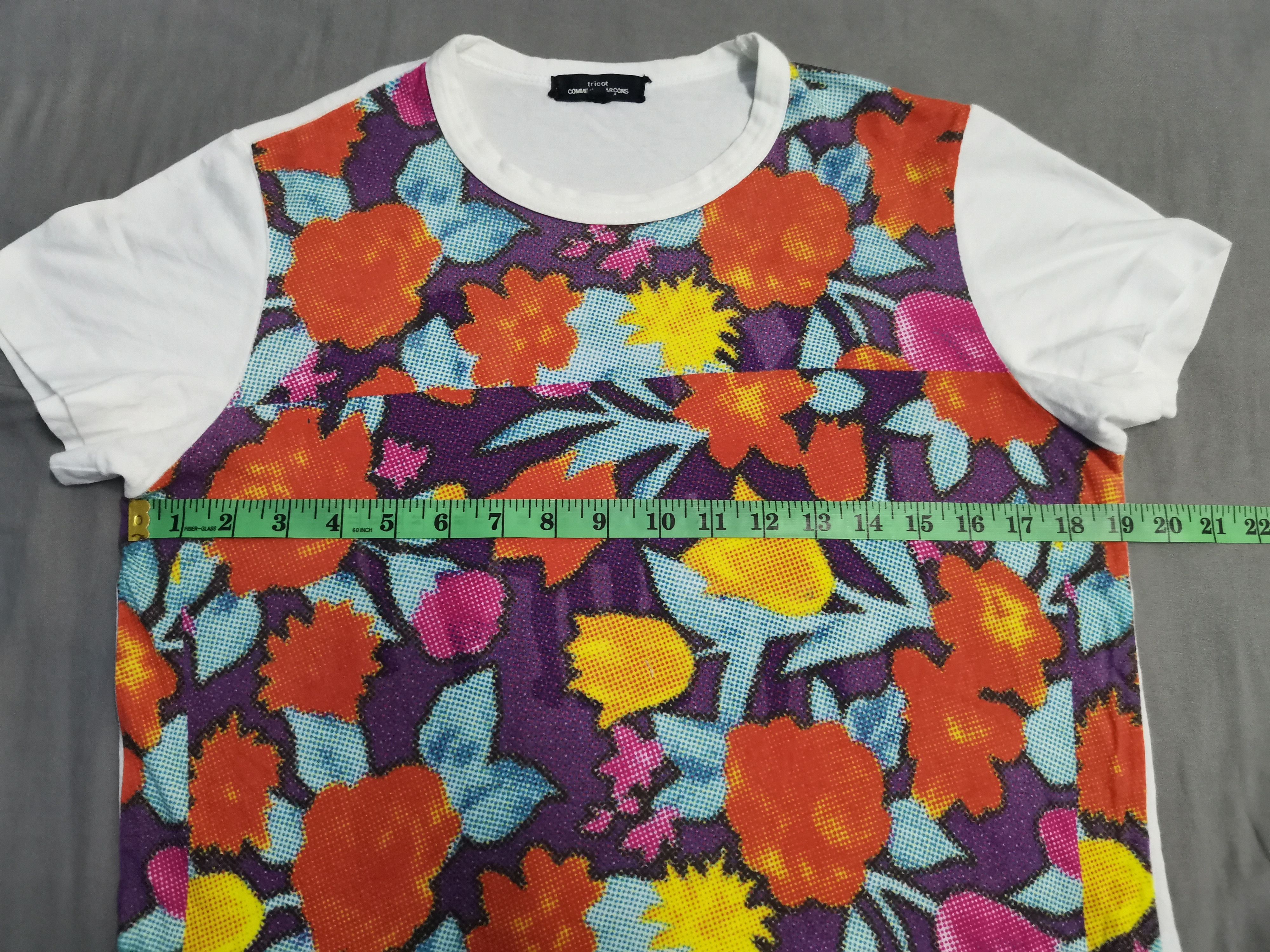 Comme des Garcons tricot Tee Flowers Graphic Japan Designer