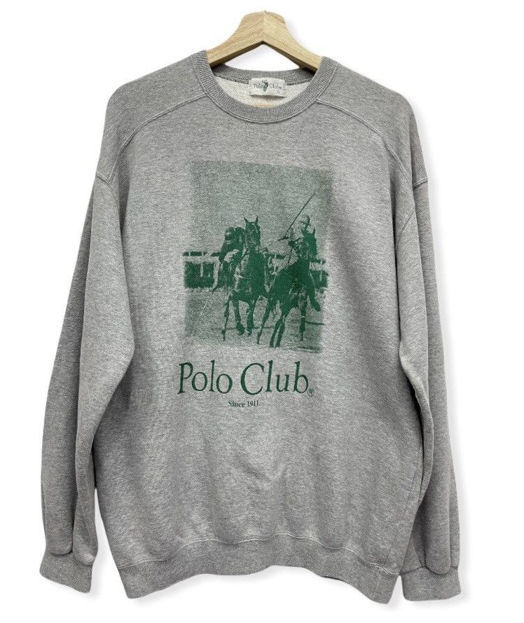 Beverly Hills Polo Club DOPE! Vintage POLO CLUB Crew Neck Sweater Size US L / EU 52-54 / 3 - 1 Thumbnail
