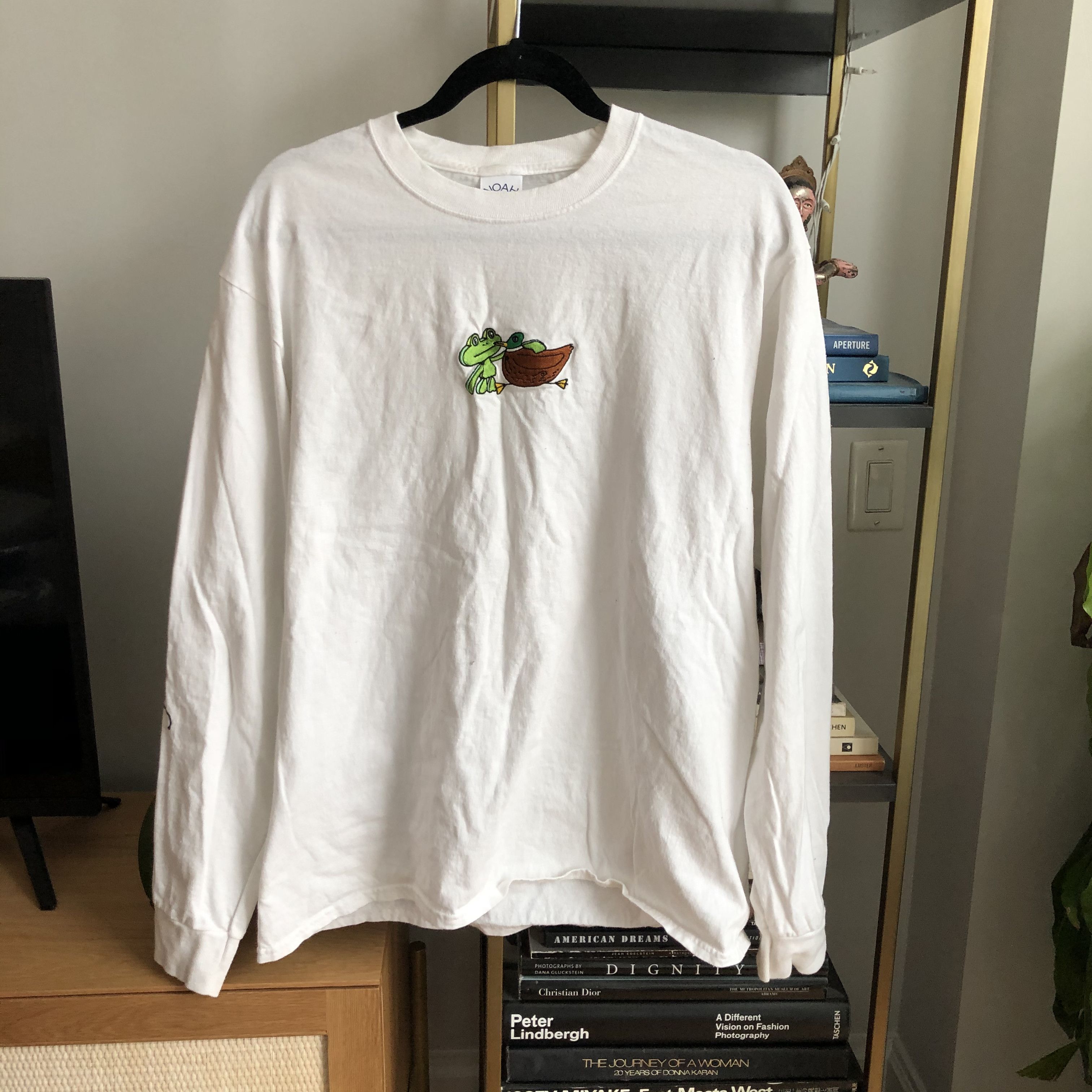 image of Frog Skateboards x Noah Frogs L/s in White, Men's (Size Large)