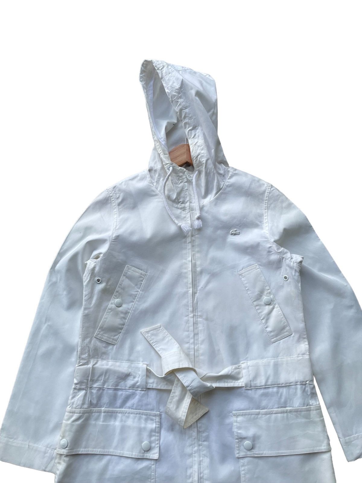 Designer × Lacoste Lacoste Long Parka Jacket Size S / US 4 / IT 40 - 5 Thumbnail
