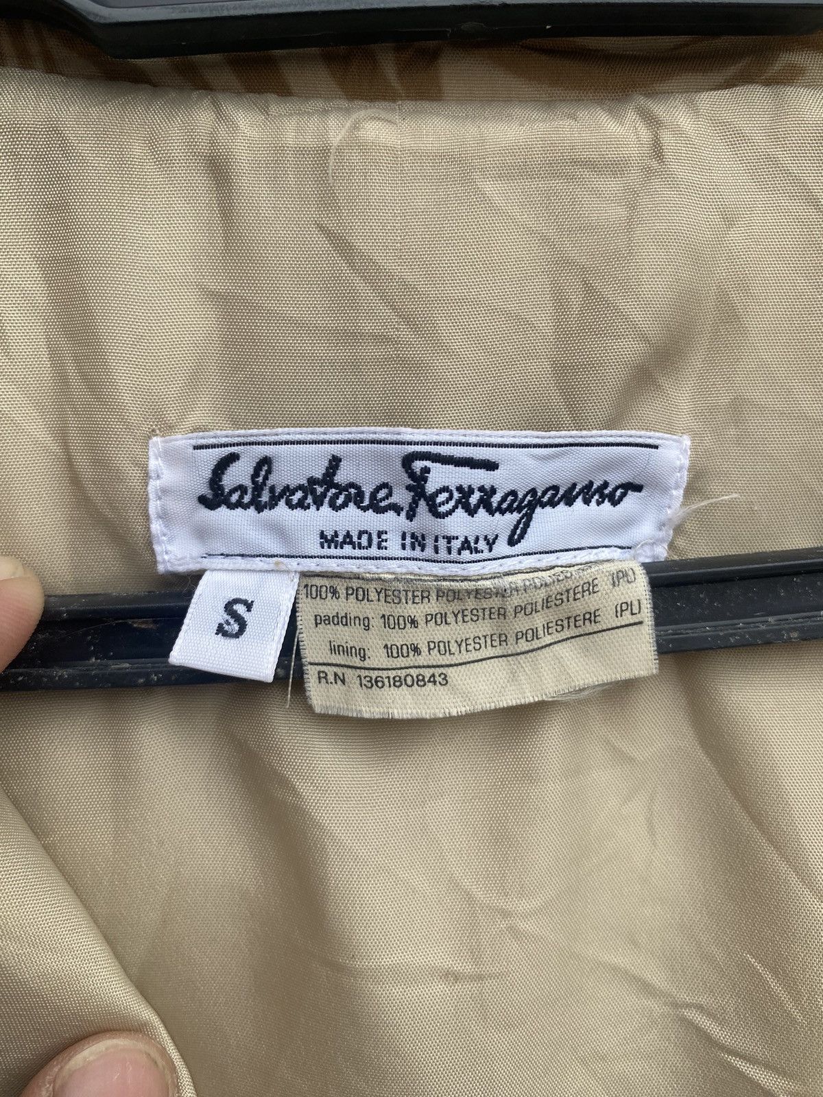 Salvatore Ferragamo Vtg 90s Salvatore Ferragamo zebra printed quilted jacket Size US S / EU 44-46 / 1 - 8 Thumbnail