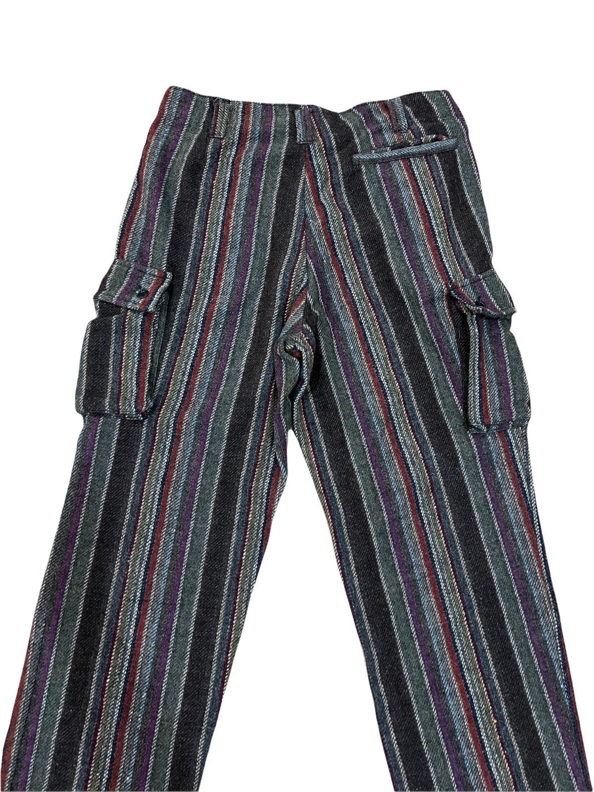 Hysteric Glamour × Japanese Brand × Vintage Japanese Brand Amateur Wool Cargo Pants Kapital Style Size US 29 - 4 Thumbnail