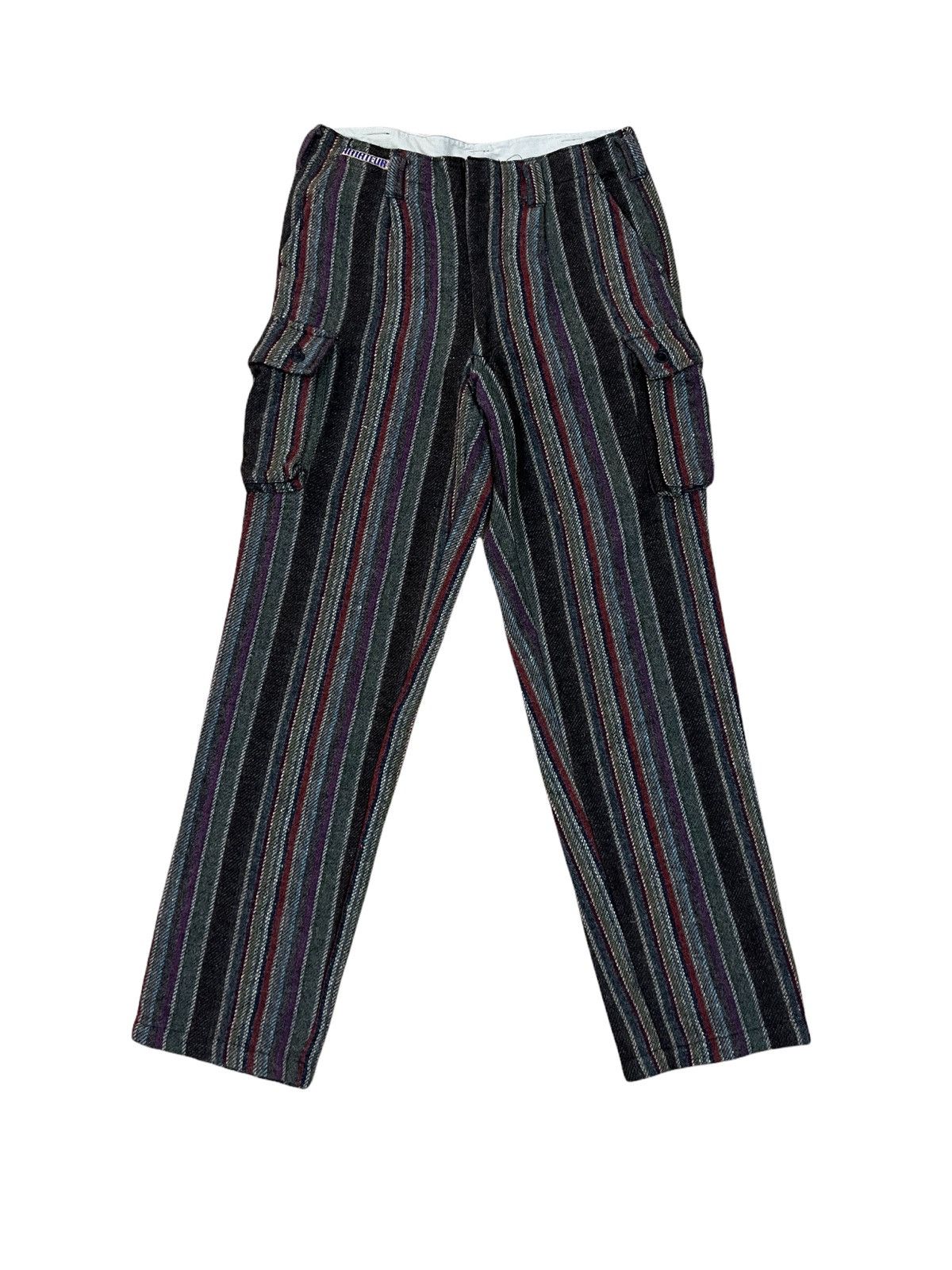 Hysteric Glamour × Japanese Brand × Vintage Japanese Brand Amateur Wool Cargo Pants Kapital Style Size US 29 - 1 Thumbnail