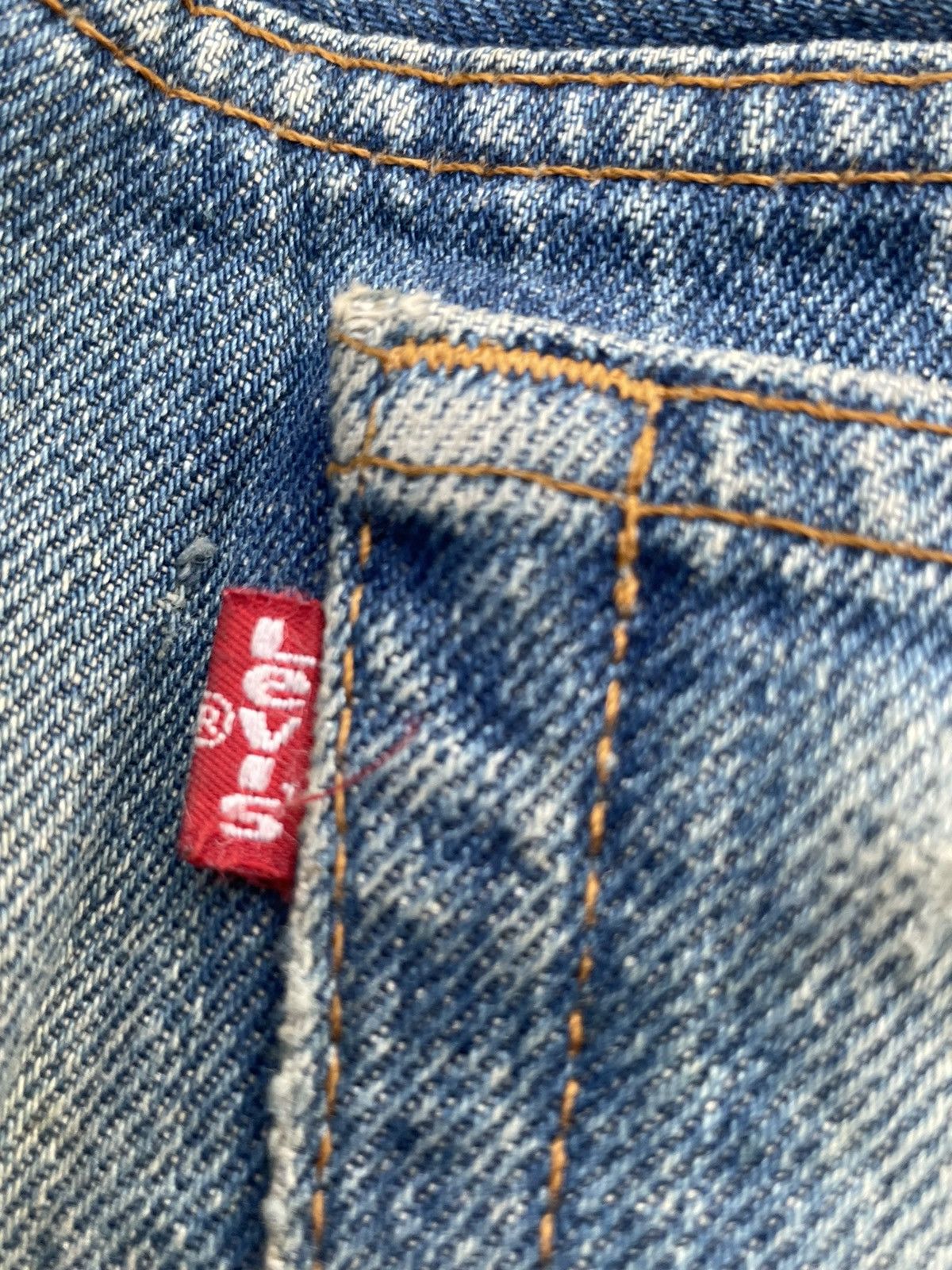 Levi's Vintage Levi’s 501 1984 Usa Aging Distressed Denim Size US 31 - 13 Thumbnail