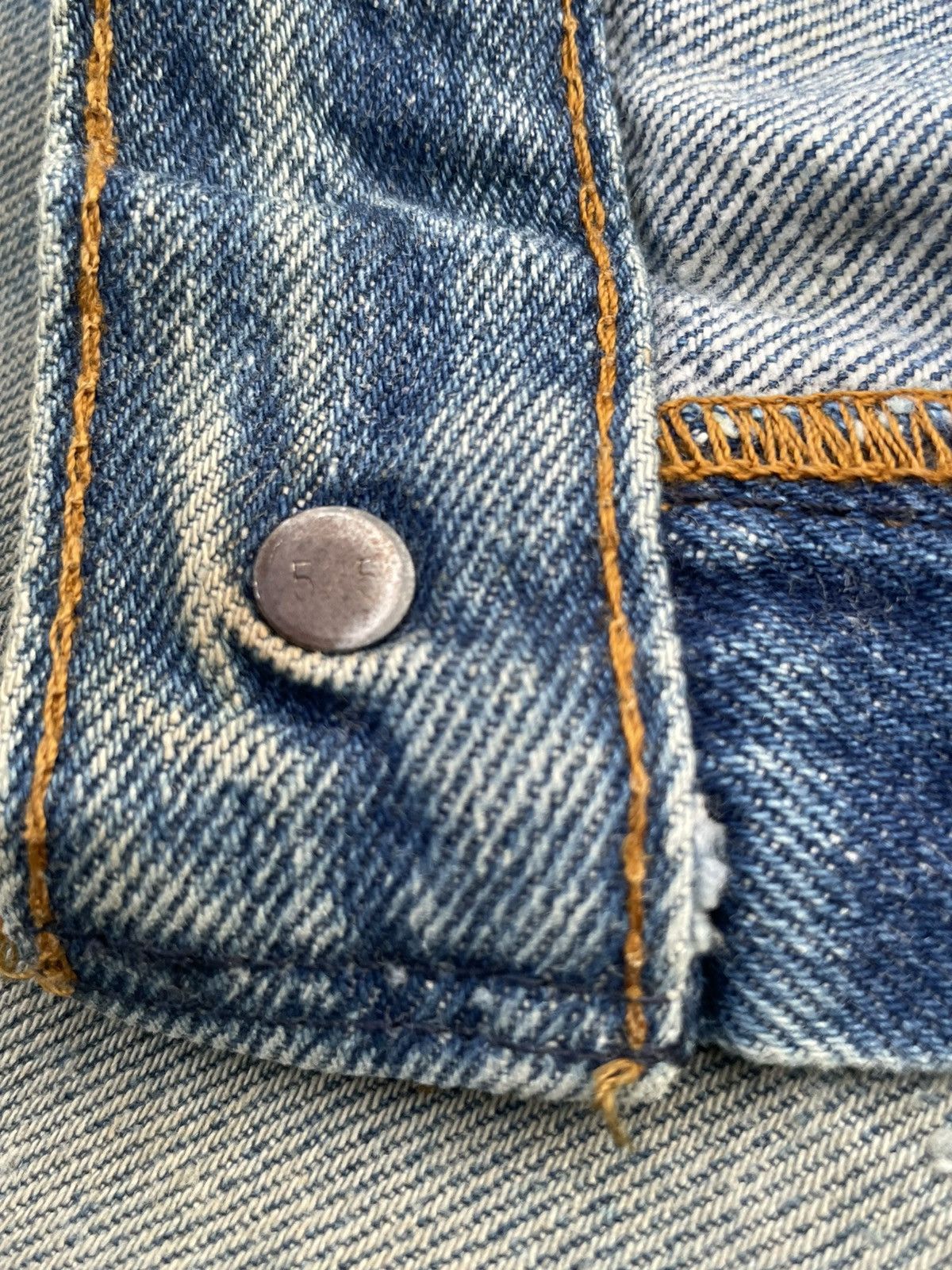 Levi's Vintage Levi’s 501 1984 Usa Aging Distressed Denim Size US 31 - 16 Thumbnail