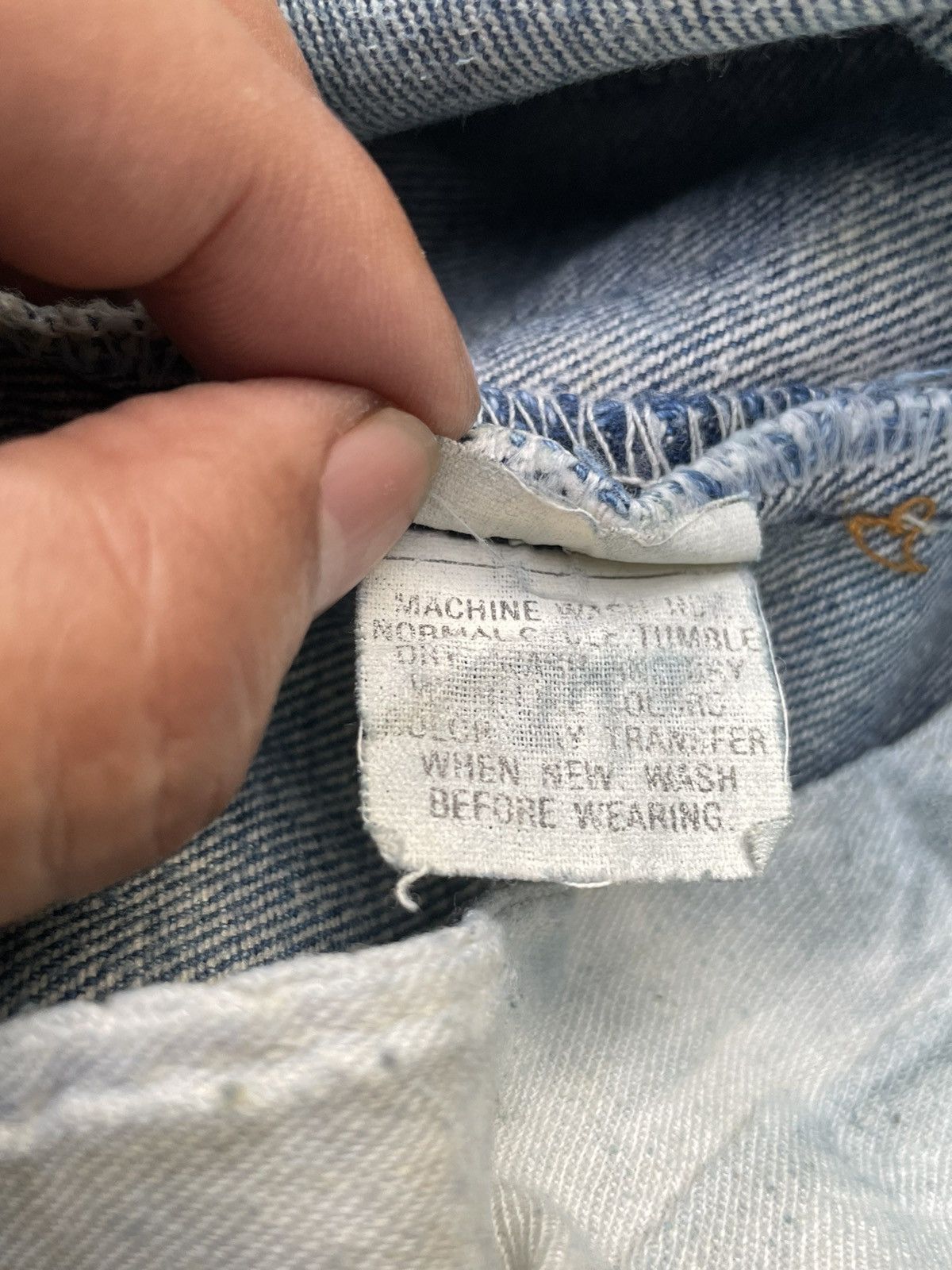 Levi's Vintage Levi’s 501 1984 Usa Aging Distressed Denim Size US 31 - 15 Thumbnail