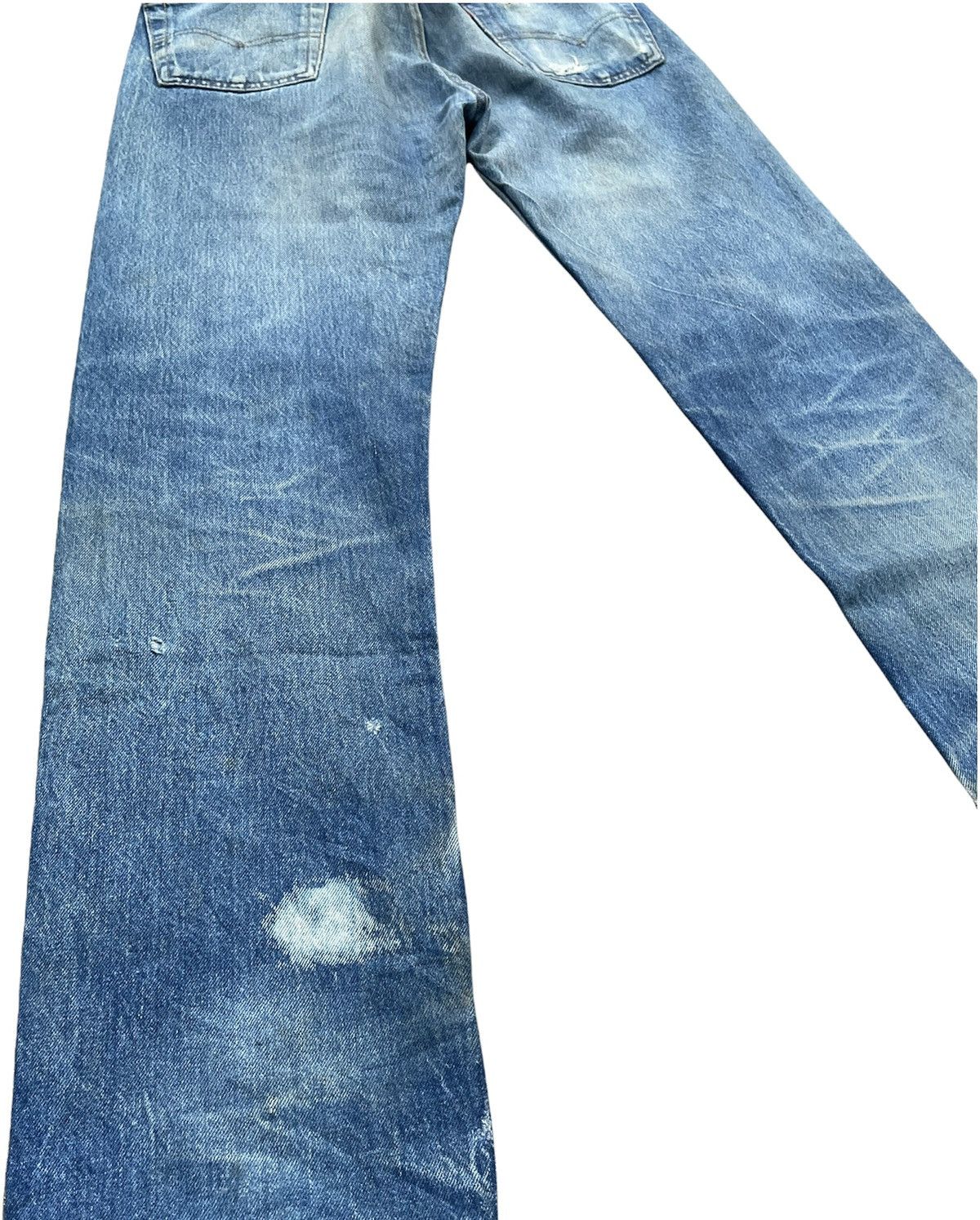 Levi's Vintage Levi’s 501 1984 Usa Aging Distressed Denim Size US 31 - 8 Thumbnail